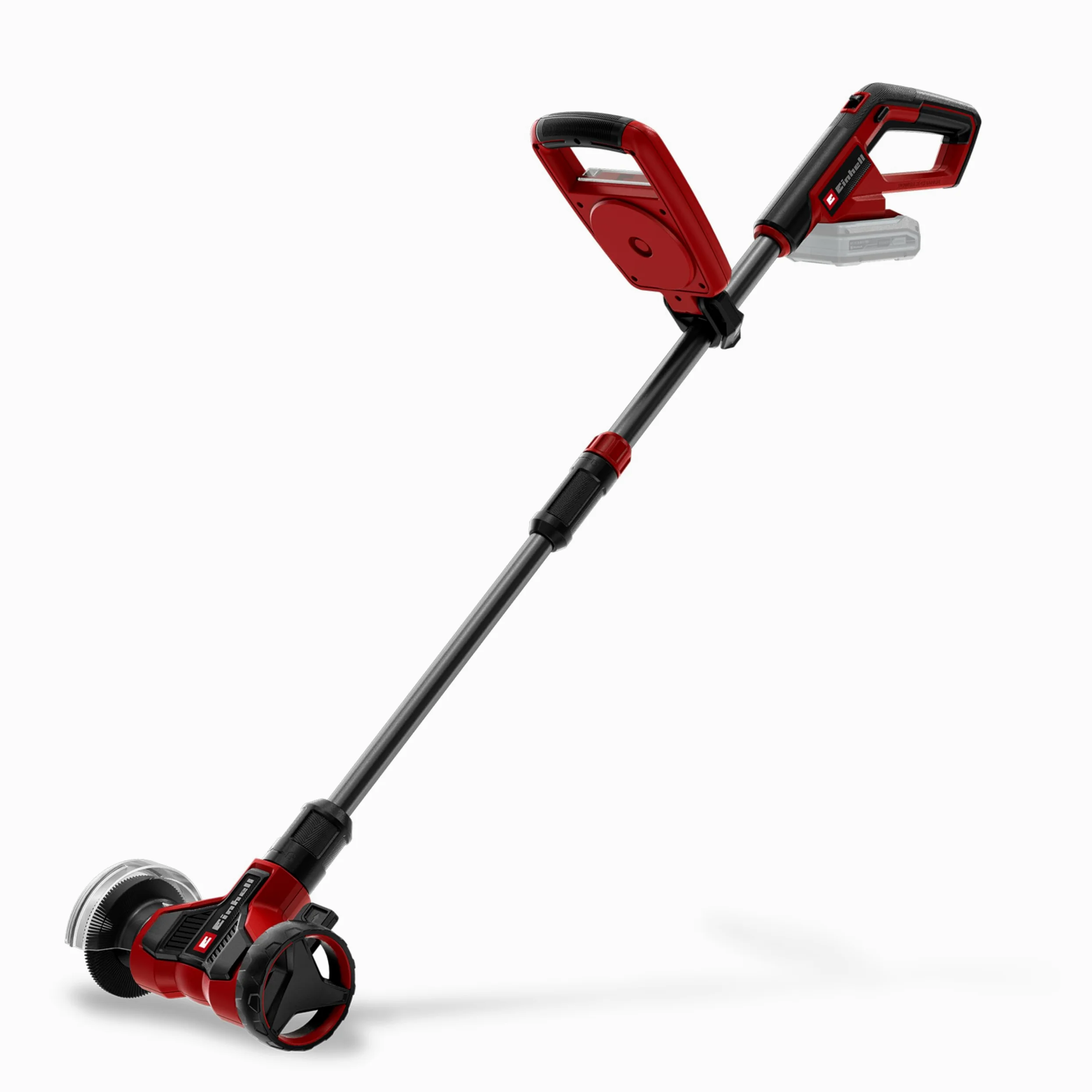 Pulitrice di fughe Einhell GE-CC 18/110 Li-Solo Power X-Change (18 V, manubrio telescopico, maniglia, ruota di guida regolabile, incl. 2 spazzole, batteria esclusa)