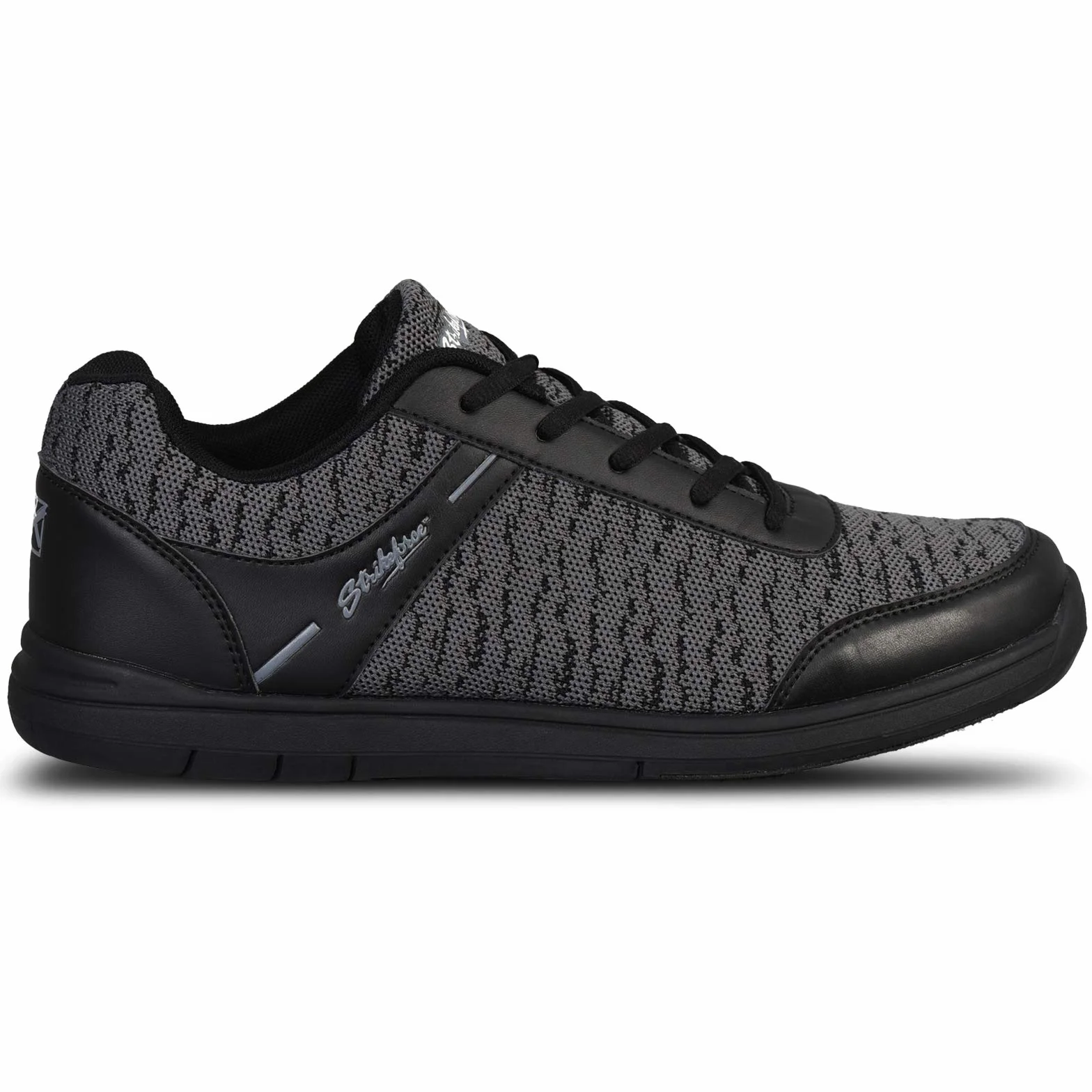 KR Strikeforce Scarpe da Bowling da Uomo Flyer Mesh Nero/Acciaio