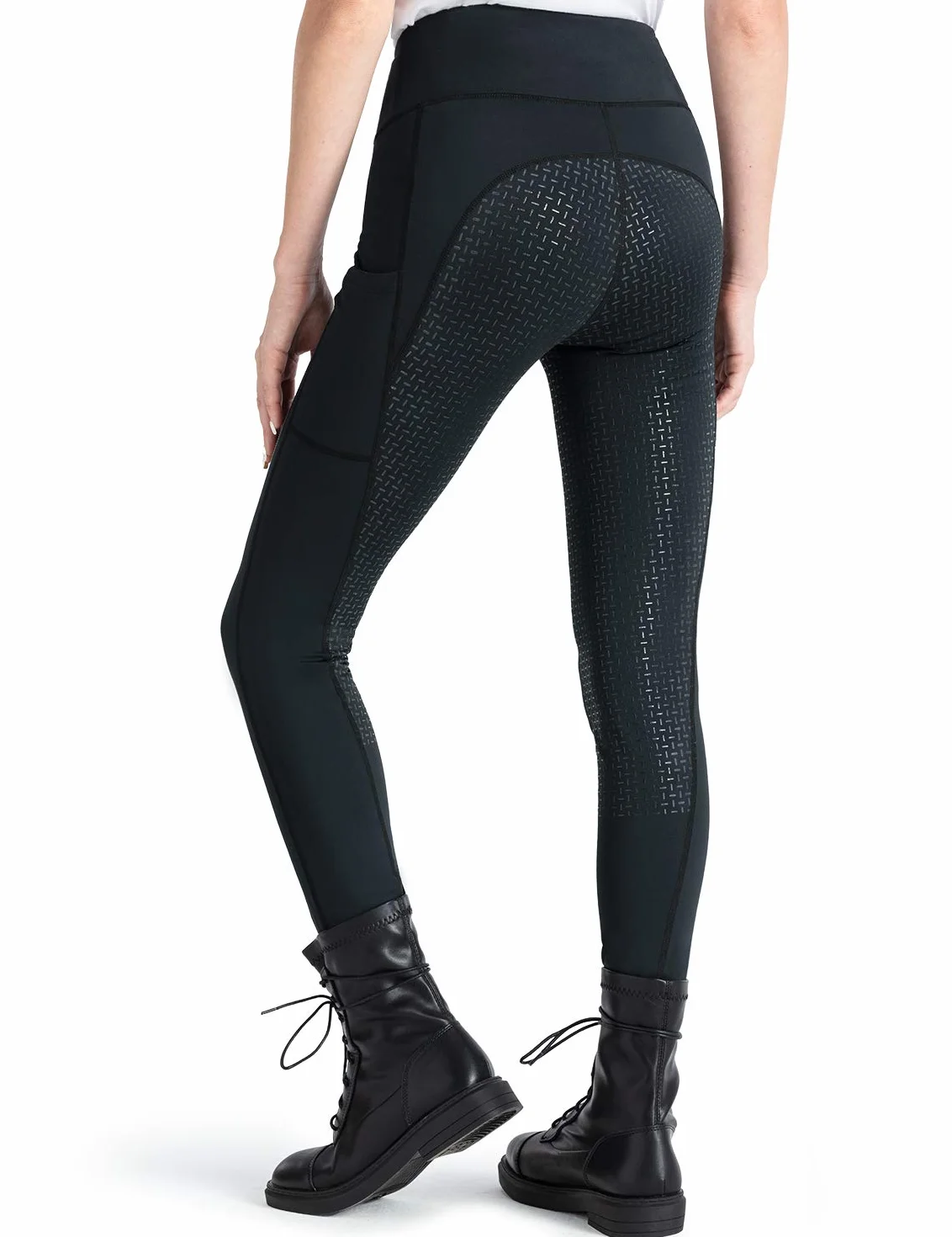 NAVISKIN Pantaloni da Equitazione Donna Calzamaglia Impugnatura Silicone Morbido Elastico