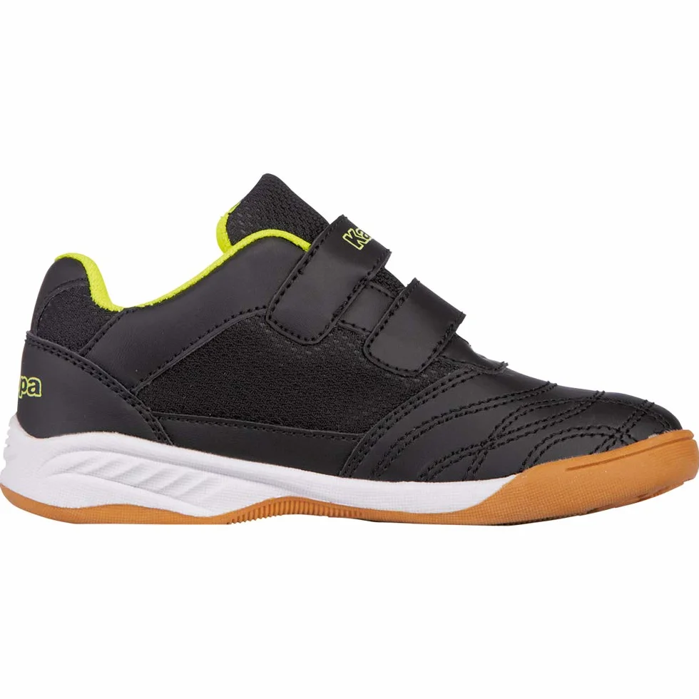 Kappa Kickoff K Scarpe per jogging su strada Bambini e ragazzi Black Yellow 35 EU