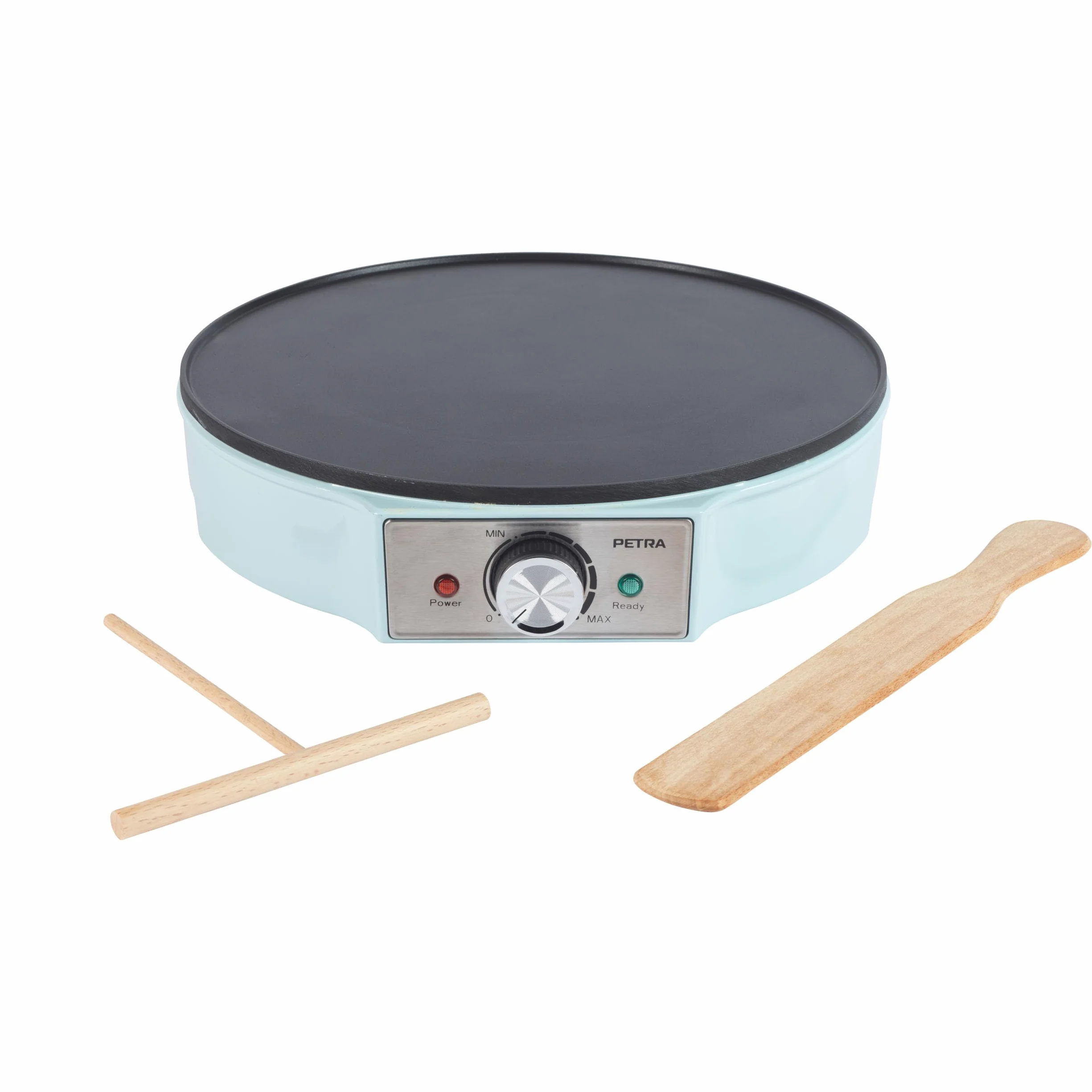 Petra PT6223BLVDE macchina per crepes piastra elettrica antiaderente 30 cm 1200W blu