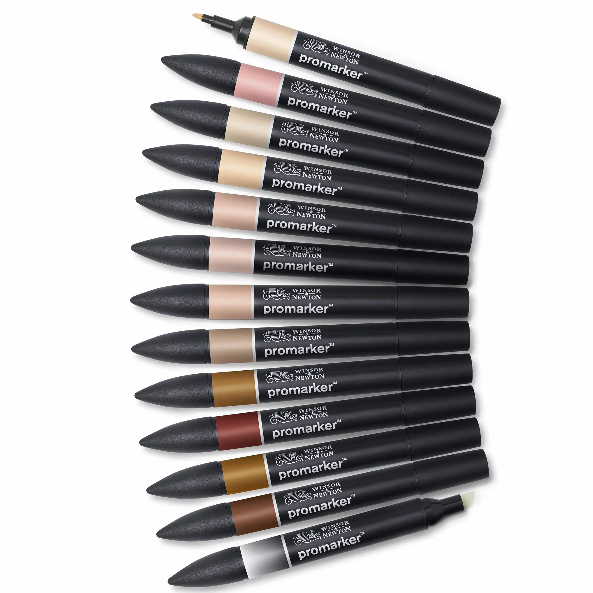 Winsor & Newton Promarker Set 12+1 Blender Tinta Carne