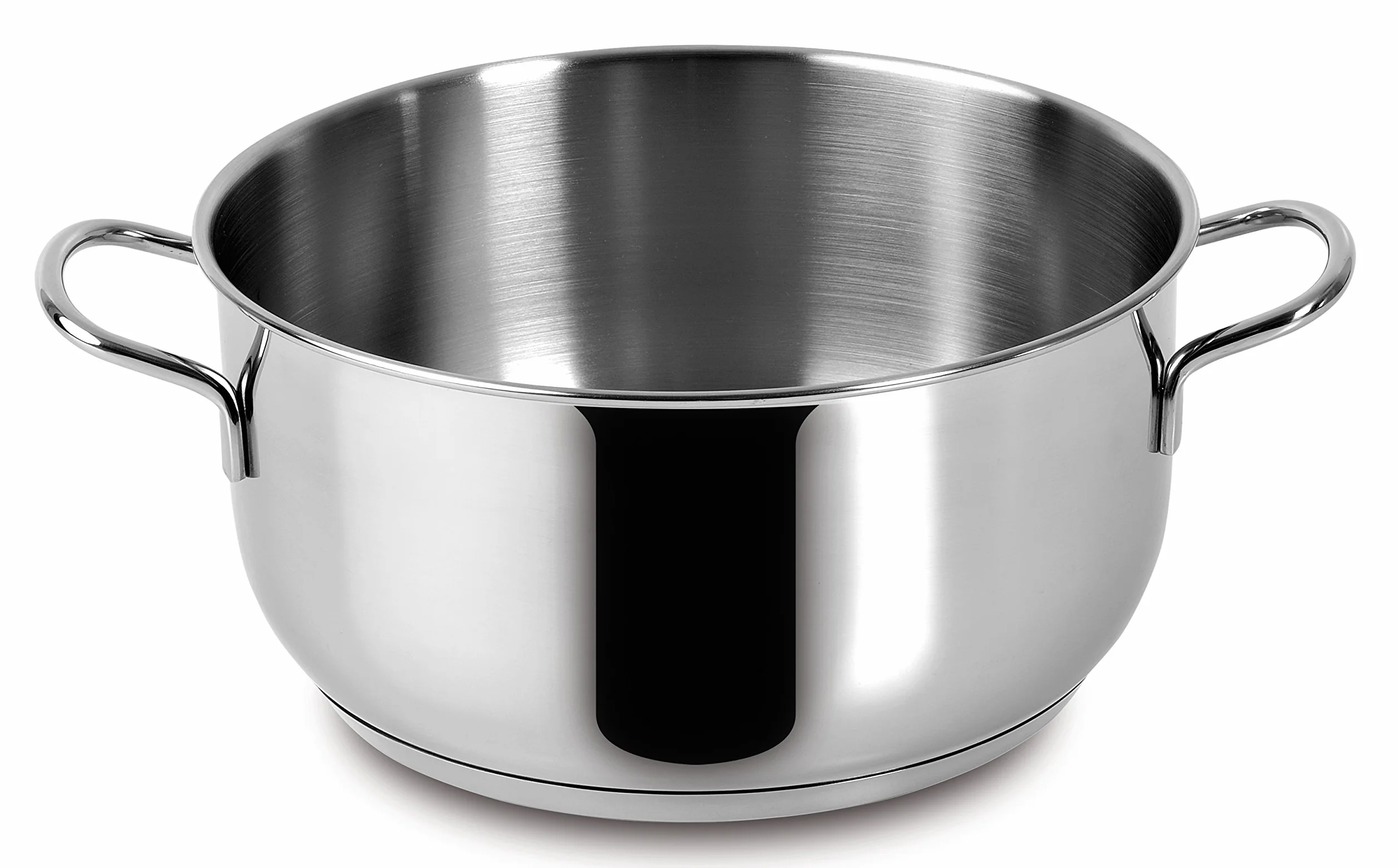 Lagostina Set Pentole Acciaio Inox 7 Pezzi 18 22 14 12 cm Coperchi