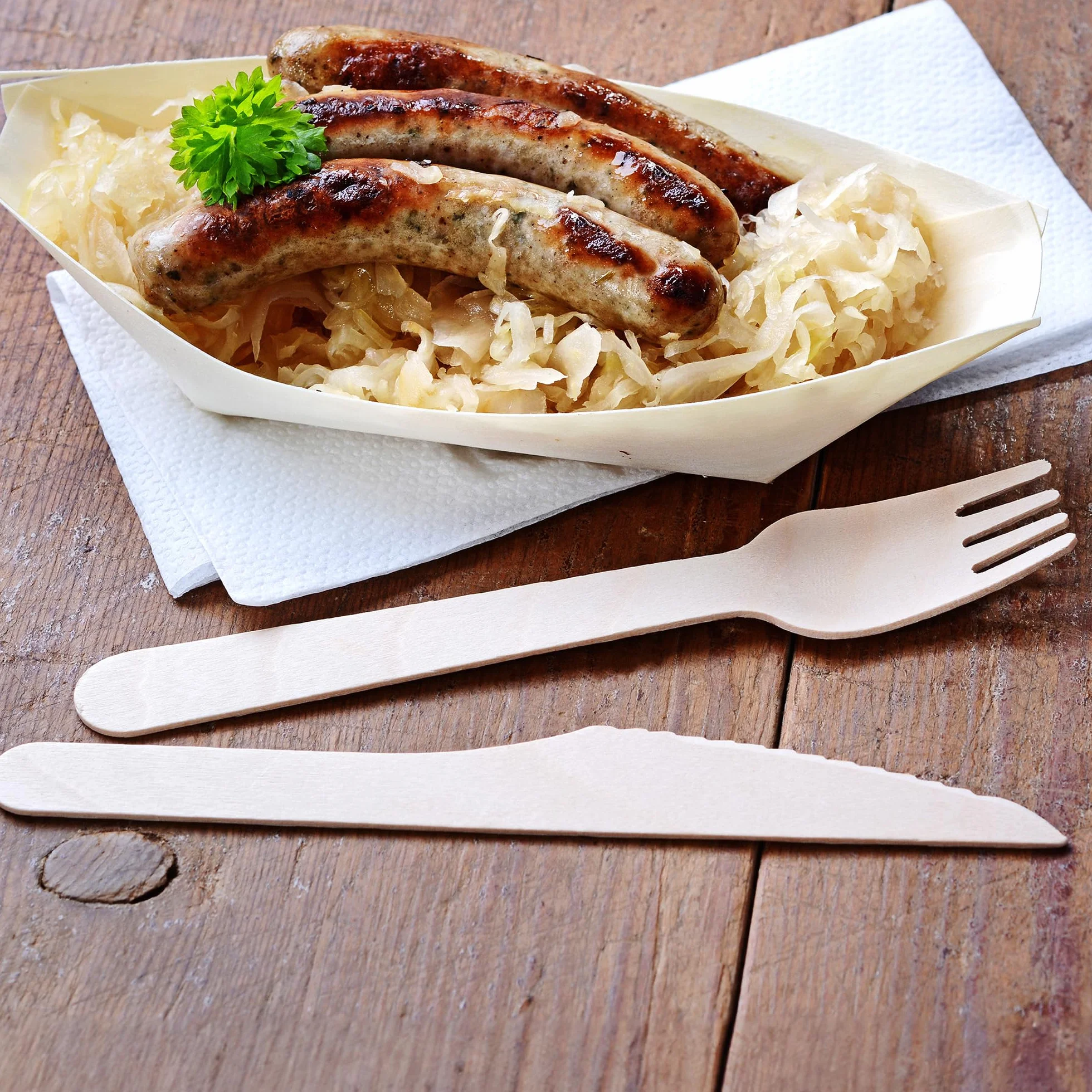 GRÄWE Coltelli usa e getta in legno
