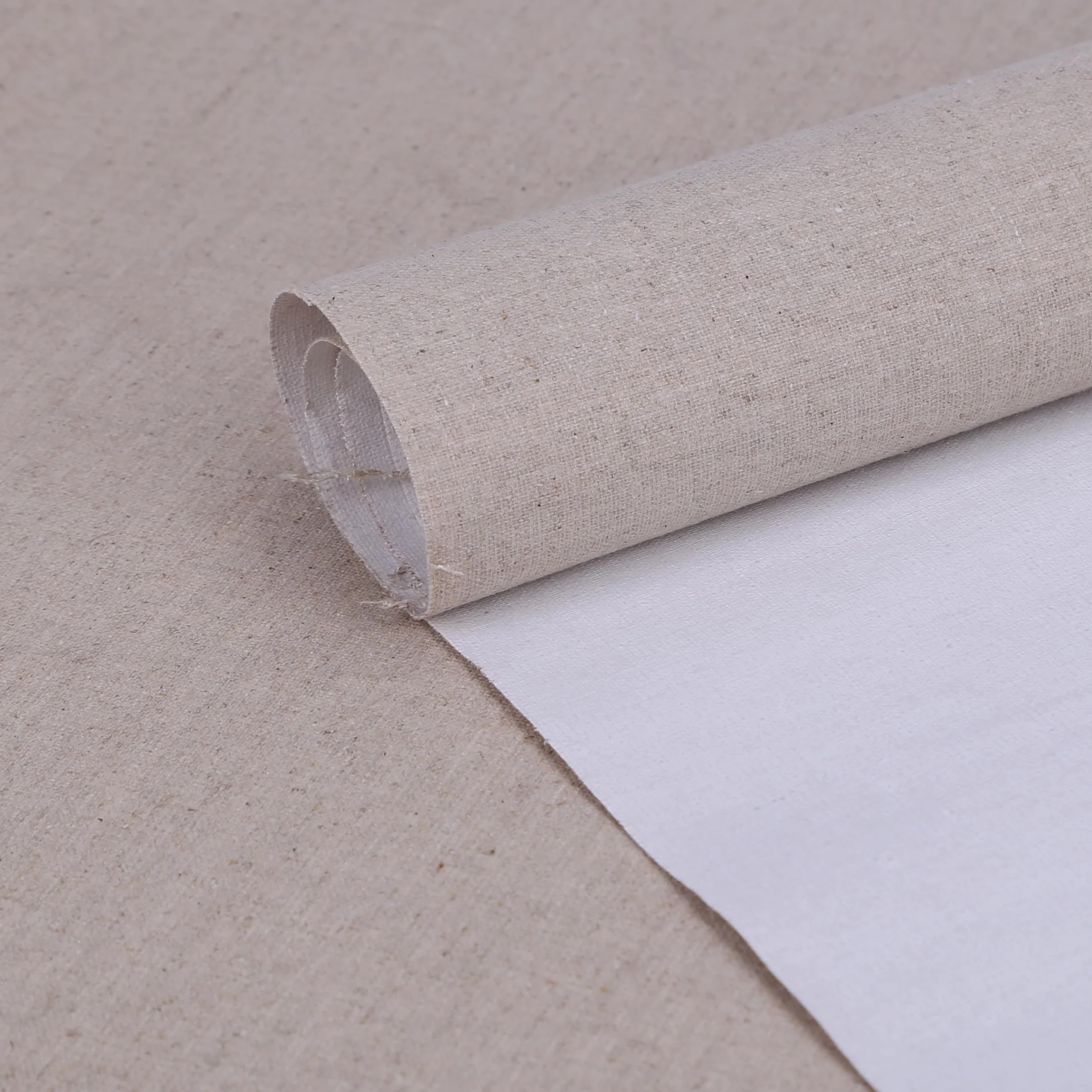 Tela su rotolo preparata 3M lino - 400 g/m² tela di lino per pittura larghezza 108 cm lunghezza