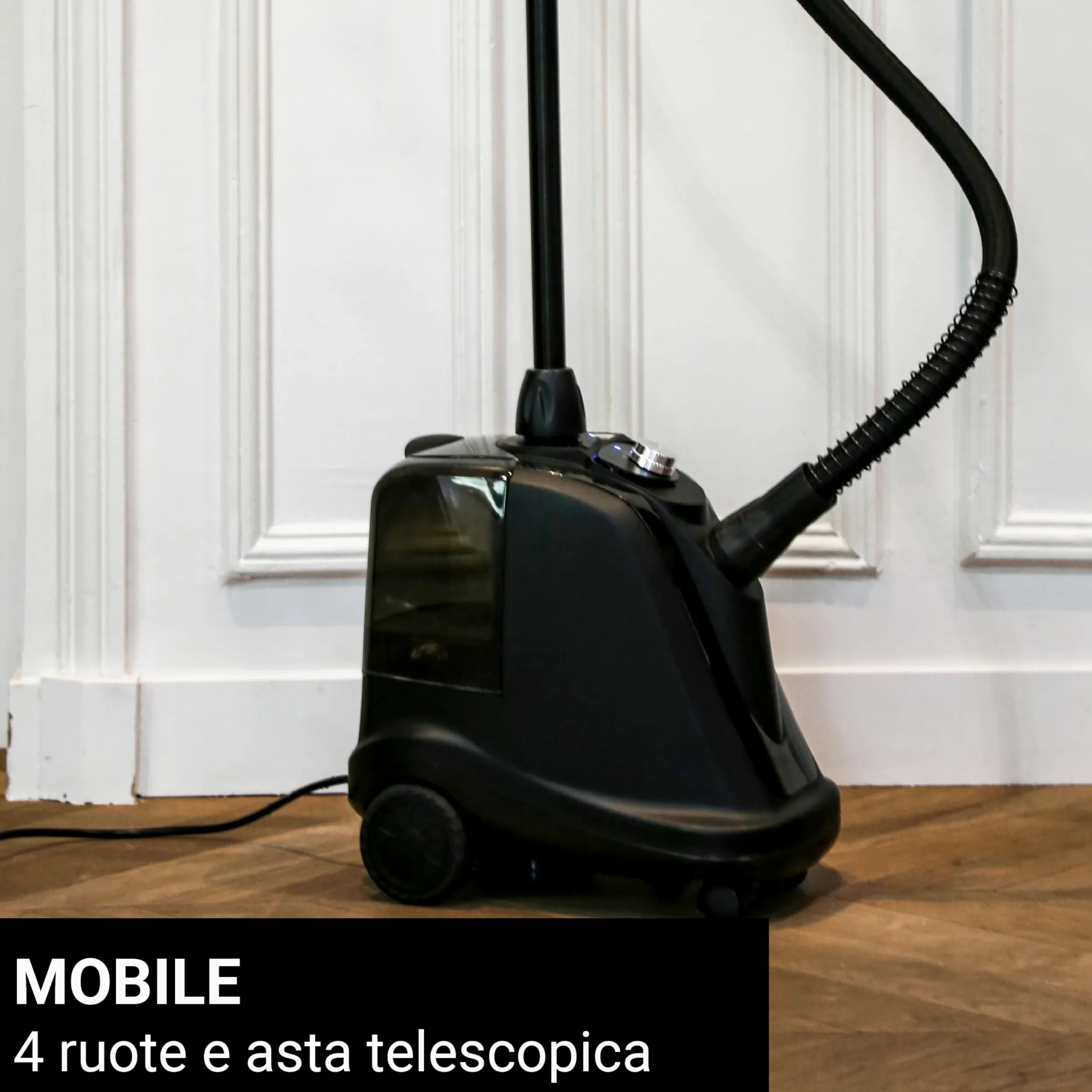 STEAMONE - Ferro da stiro a vapore verticale - Potente vaporiera da 2000 W - Qualità professionale - Ferro da stiro - Ampio serbatoio da 3,5 l - Cavo da 2,5 m - T2000B