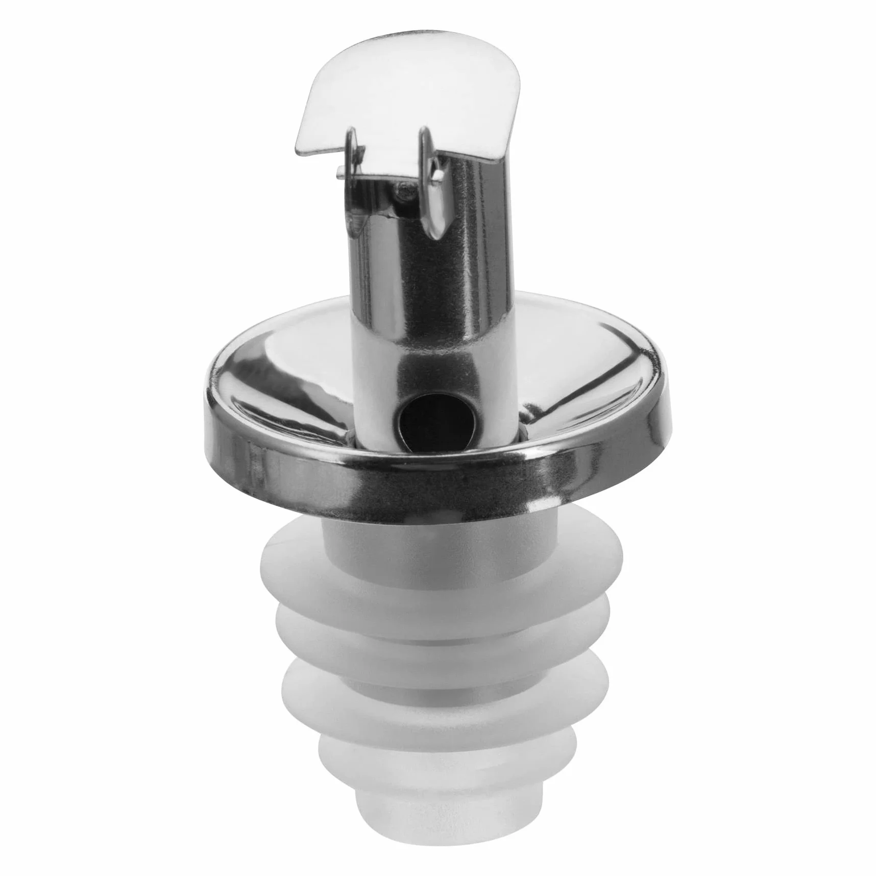 Westmark Beccuccio per Bottiglie di Olio e Aceto, Acciaio Inossidabile, Tappo in Silicone