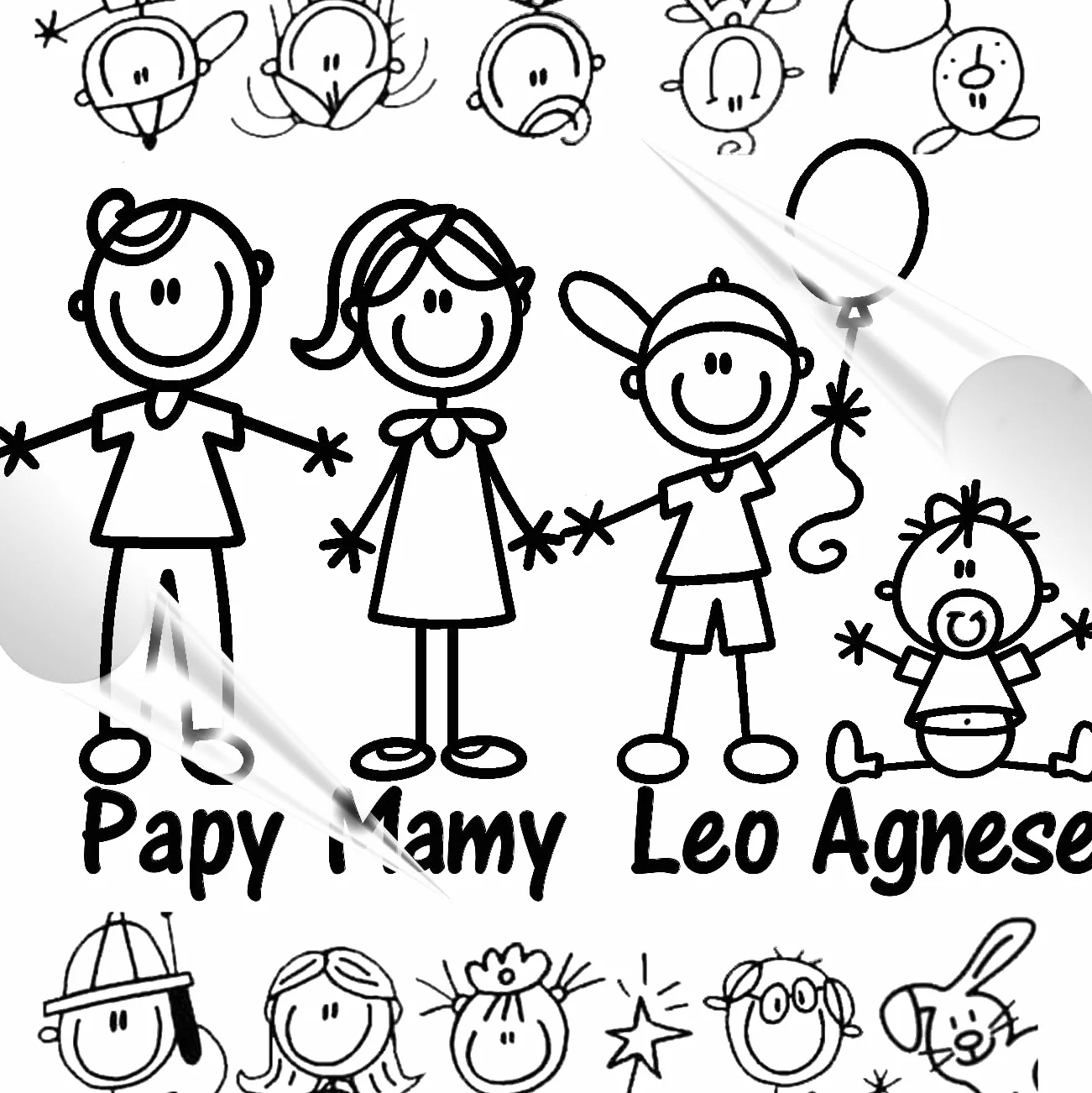 Stickeredo Adesivo Auto Personalizzabile con Nome – Oltre 100 Design – Resistente – Made in Italy