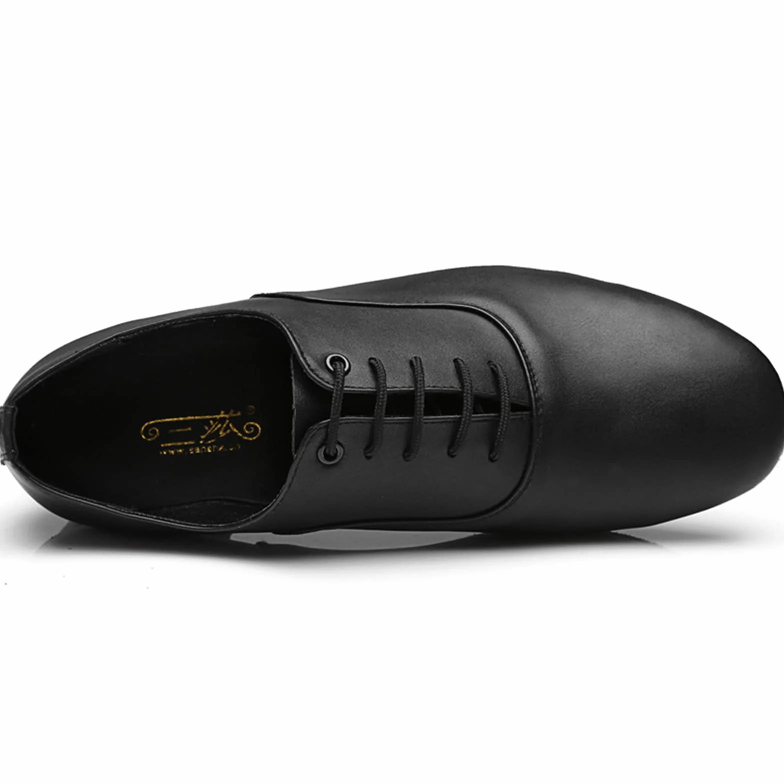 Scarpe da Ballo Uomo Pelle Suola Intera Oxford Moderne Latine Tacco Basso Lacci