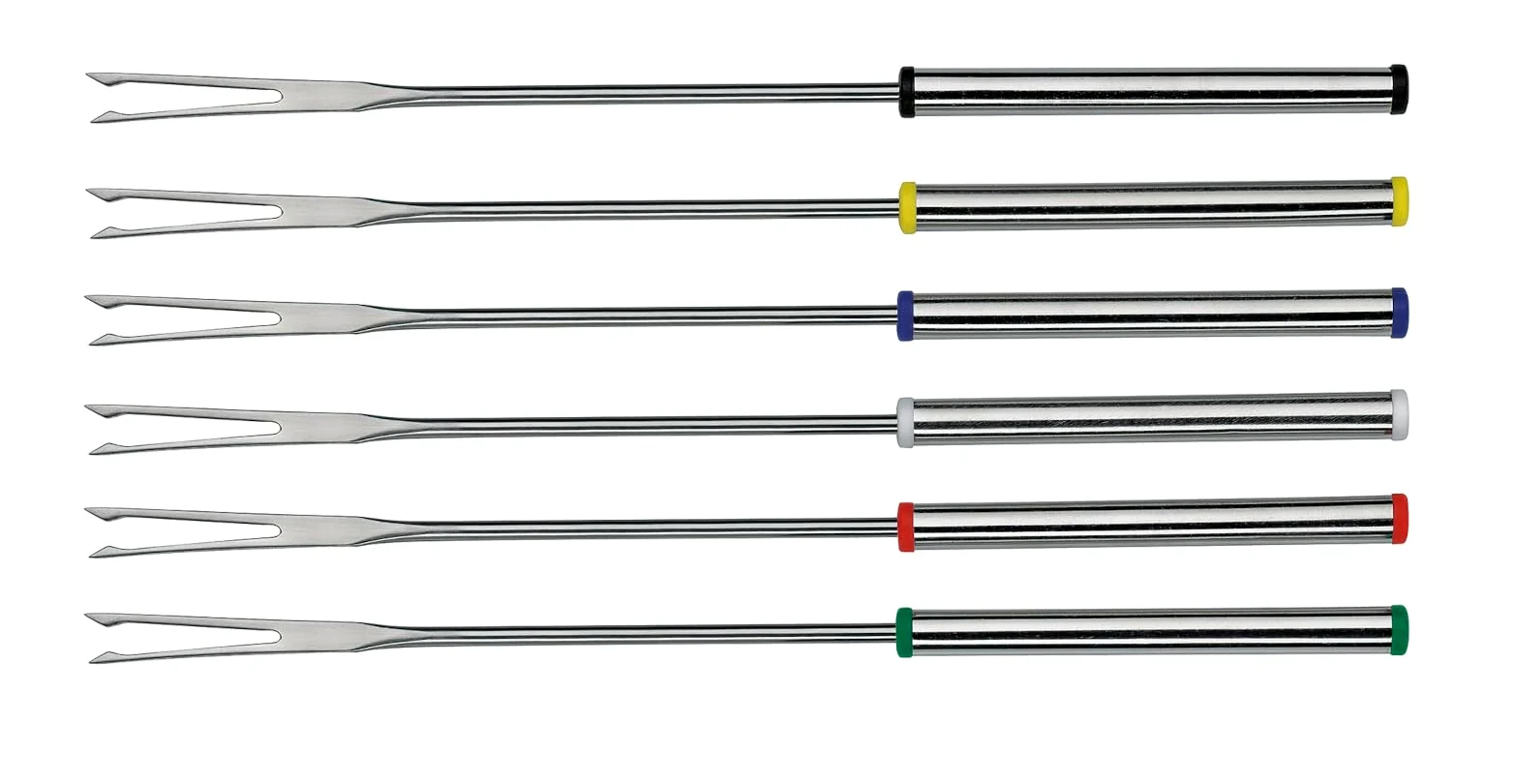 Spring Andermatt 2627506018 - Set per fonduta con bruciatore a gas, colore: Nero