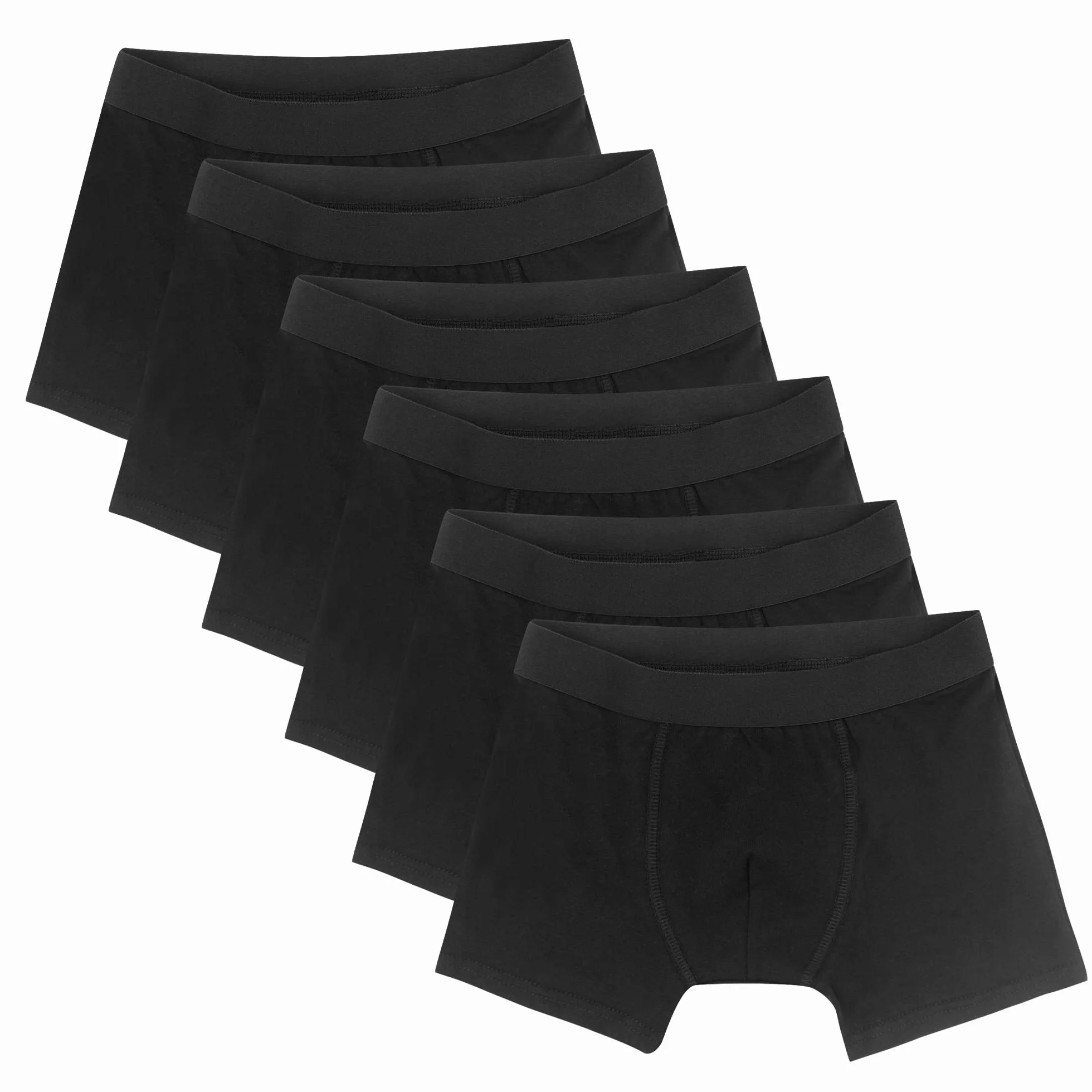 Boxer Bambino Ragazzo Mutande Intime in Cotone 6 Pezzi