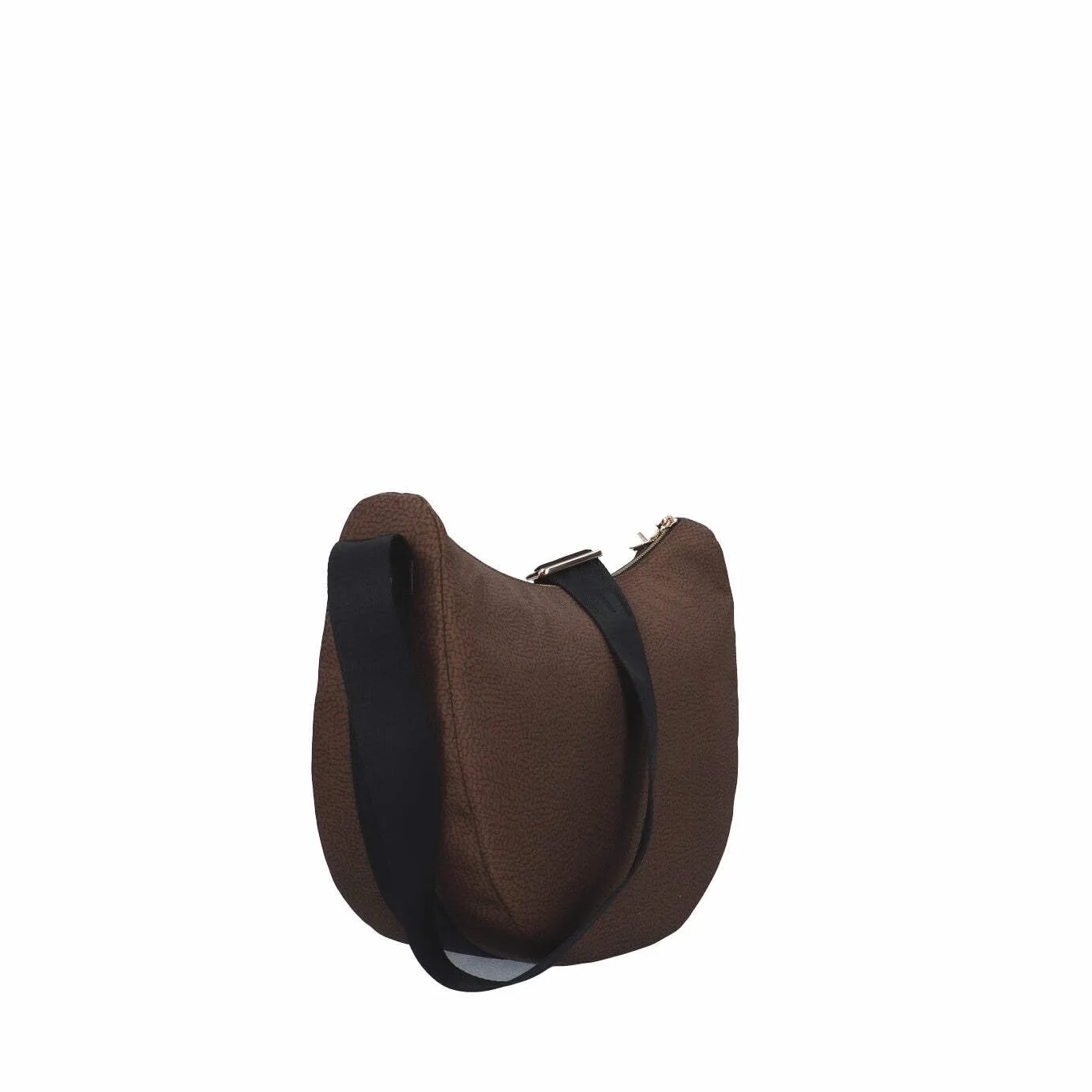 Borbonese - Mezzaluna Castagna/nero art.934108 CASTAGNA/NERO TU