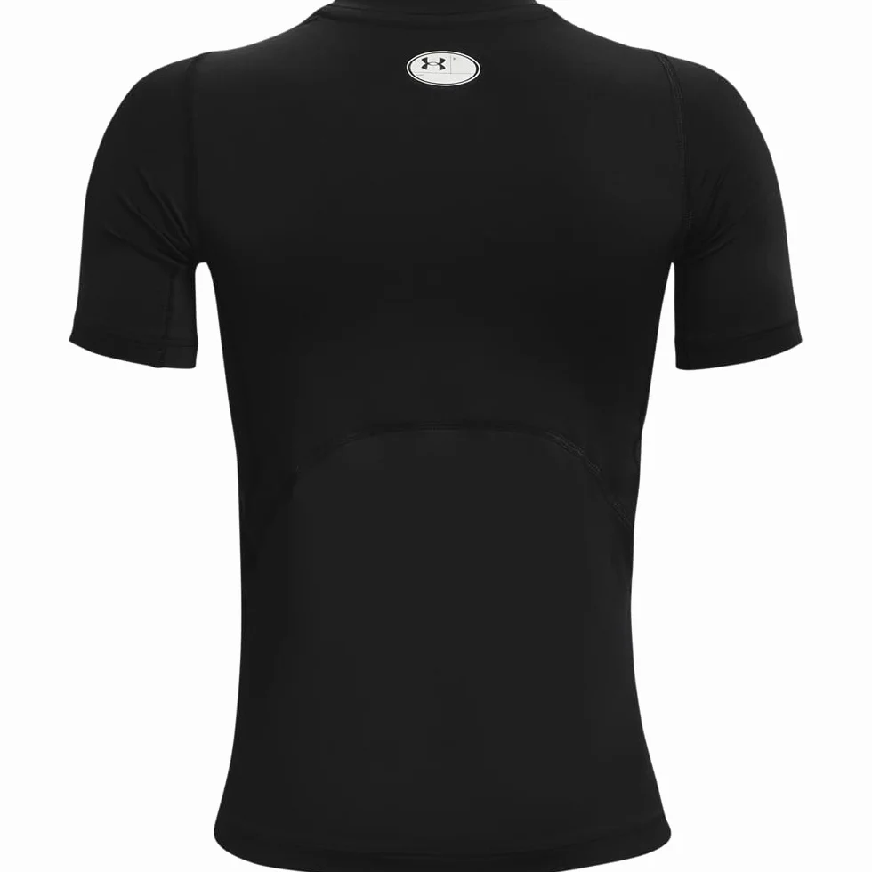 Under Armour UA HG Armour SS T-shirt Bambini e Ragazzi Nero L