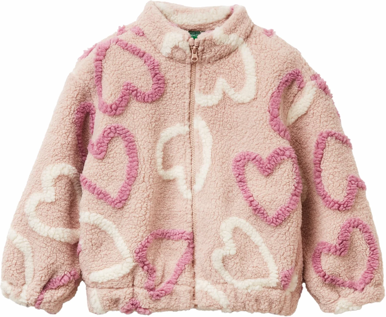 United Colors of Benetton Giacca M/L 345sg5049 Maglione Cardigan Bambine e Ragazze