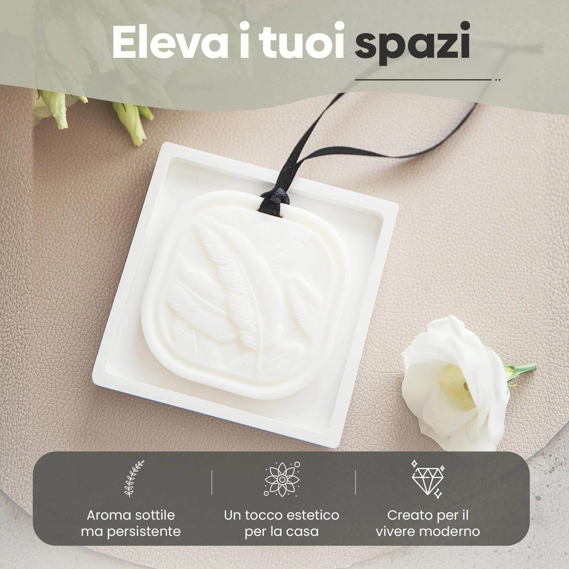 Bustina di cera profumata solida – Deodorante per guardaroba bergamotto e cashmere | Deodorante a lunga durata per armadio, cassetto e casa | Cera di colza naturale - 34g