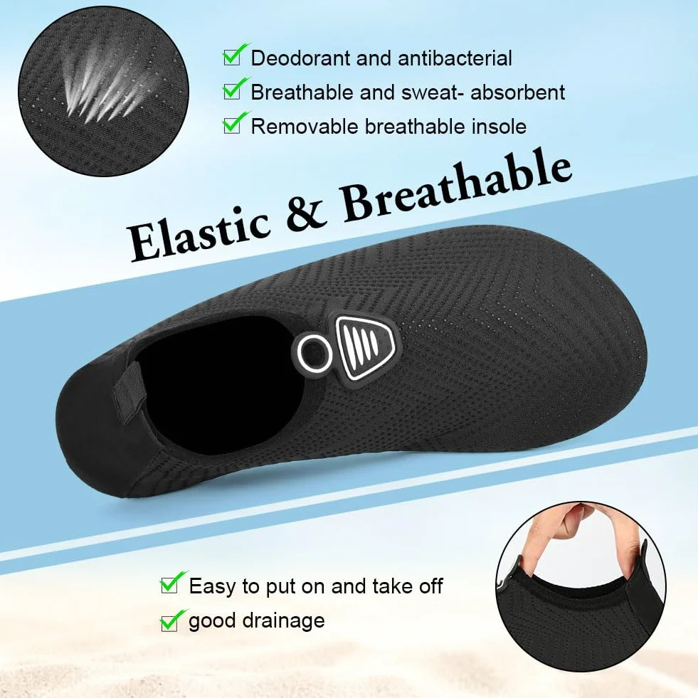 Scarpe da Scoglio Uomo Donna Antiscivolo Spiaggia per Immersione Snorkel Yoga Parco Acquatico