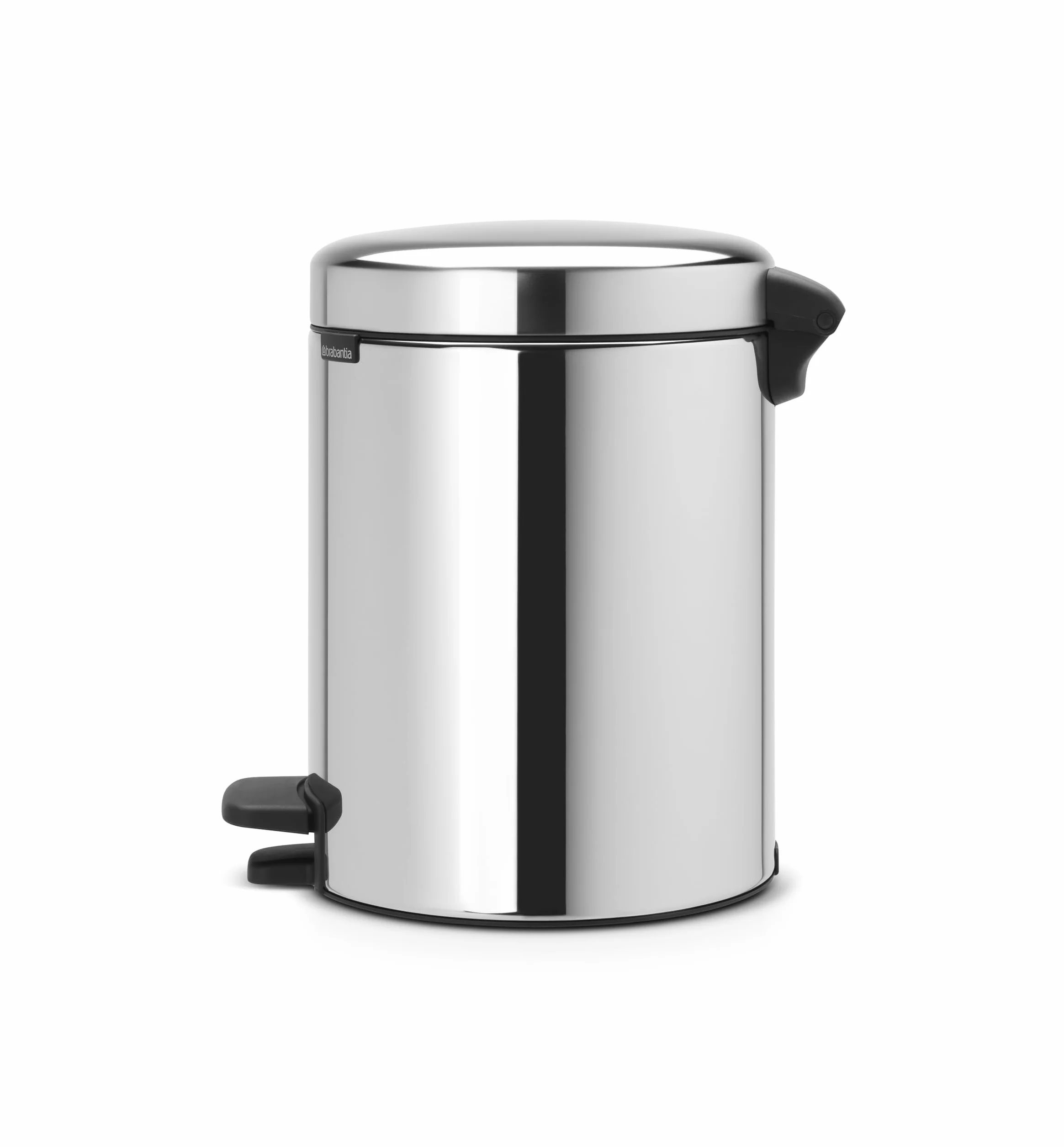 Brabantia Pattumiera con Pedale 5 Litri Argento Inox Lucido
