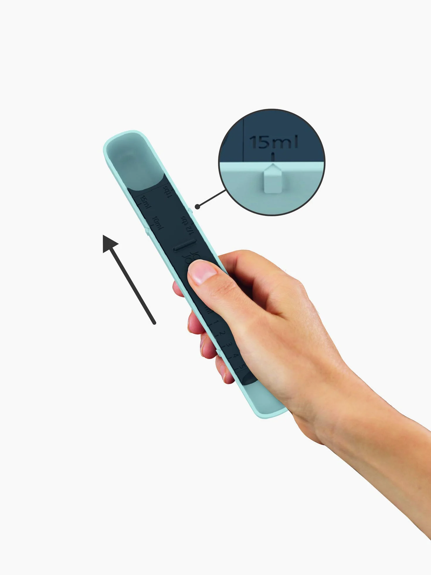 Joseph Joseph 40105 Measure-Up Cucchiaio dosatore Regolabile-Blu, Plastic