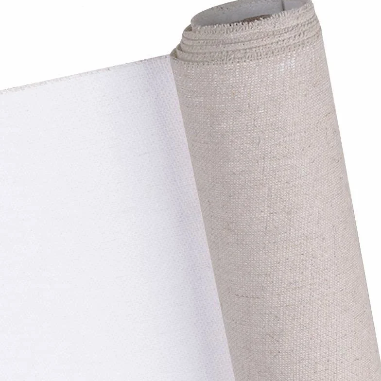 Tela Per Dipingere, Rotolo Professionale 5m di Tela Vuota per Pittura a Olio e Acrilica in Primisa (Col)