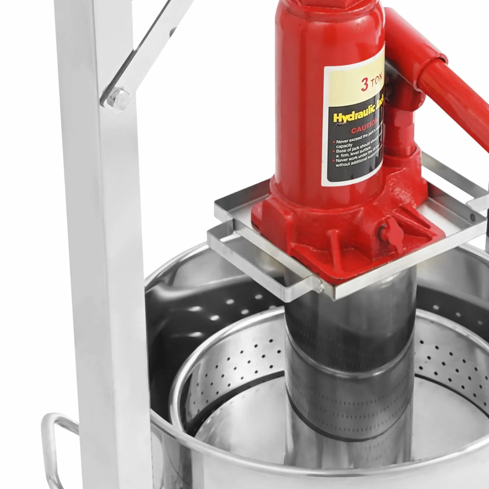 Pressa idraulica per frutta 12L per sidro di vino, funzionamento semplice, grande capacità, strumento per pressare il vino, struttura stabile, pressa per frutta e frantoio per la pressatura di frutti