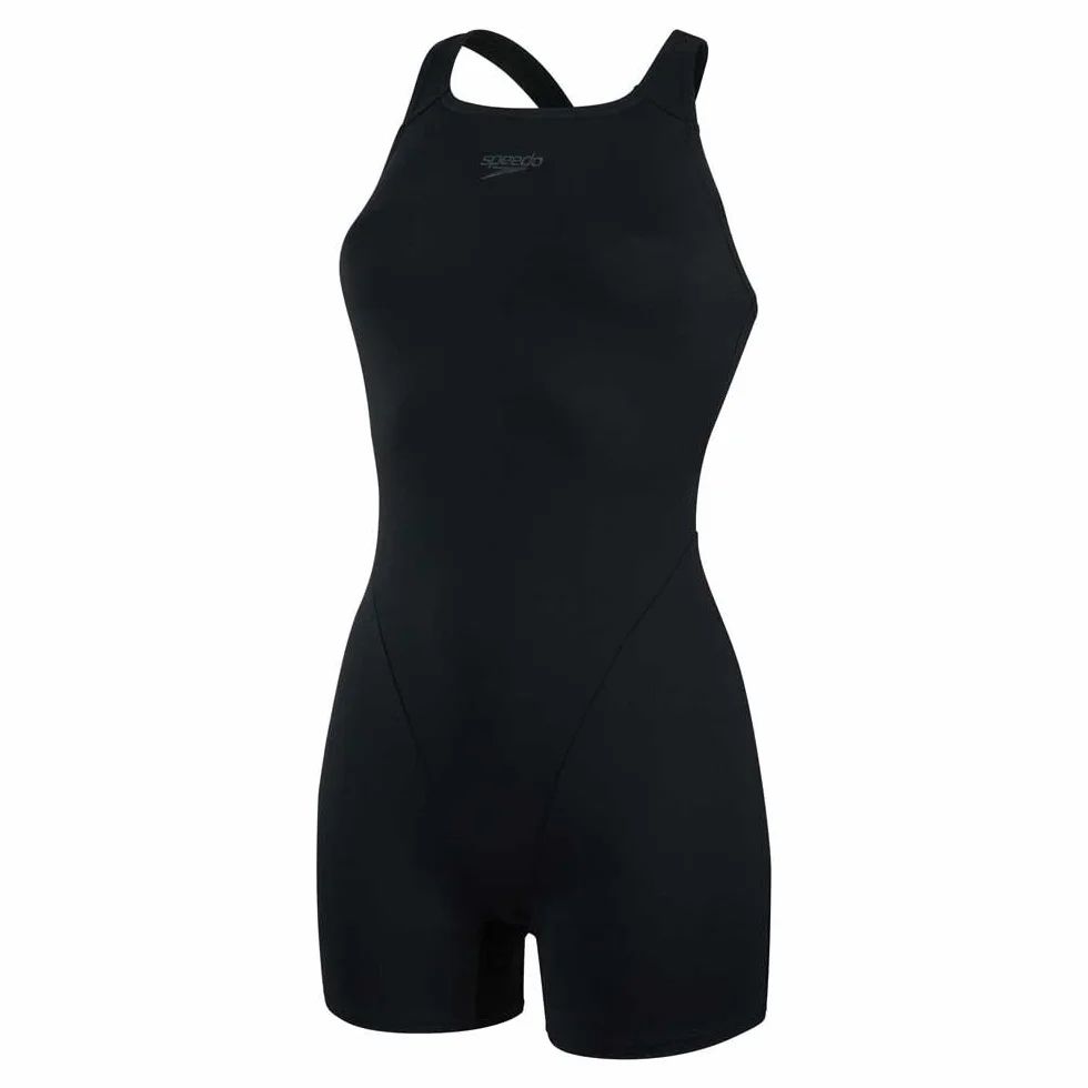 Speedo Donna Costume da bagno con gambe lunghe Eco Endurance+, Resistenza al cloro, Tessuto riciclato, Swim Fitness, Allenamento, Vacanze
