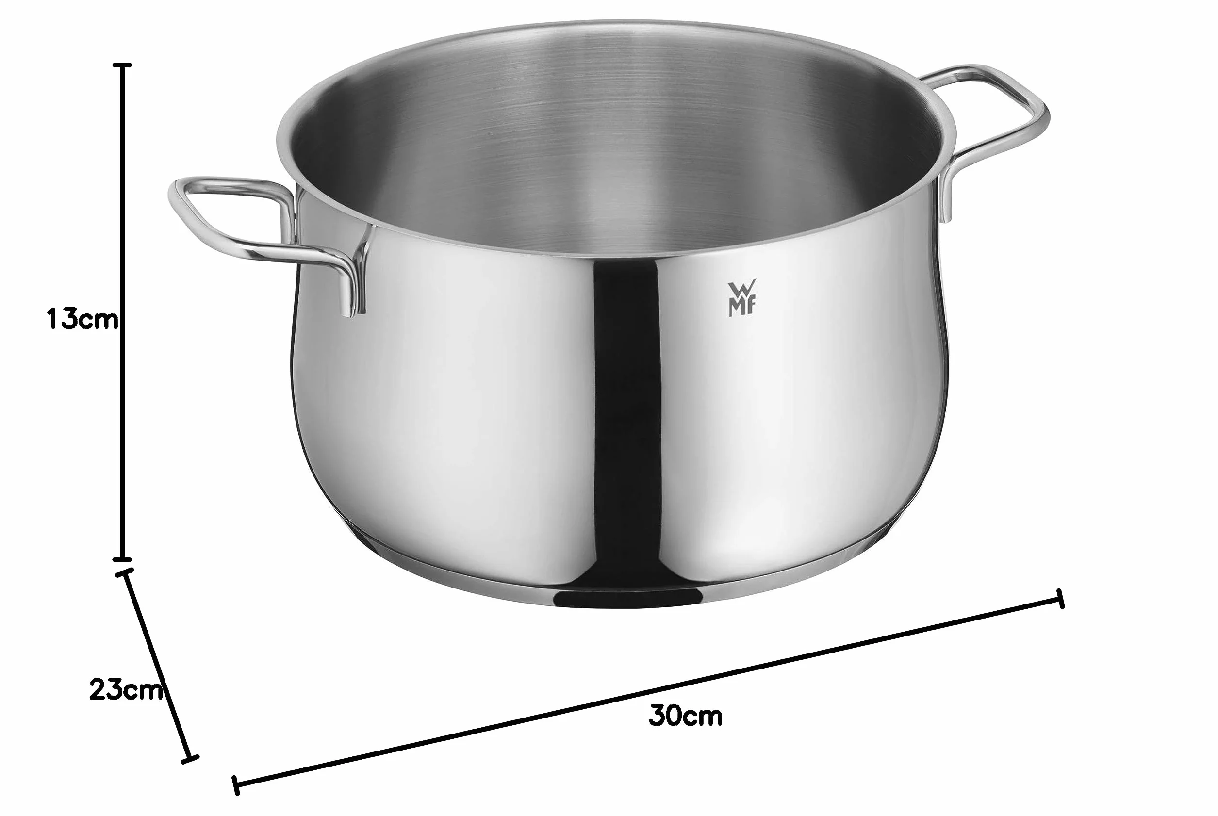 WMF Diadem Plus 730216040 Tegame 20 cm Con coperchio a incastro in vetro