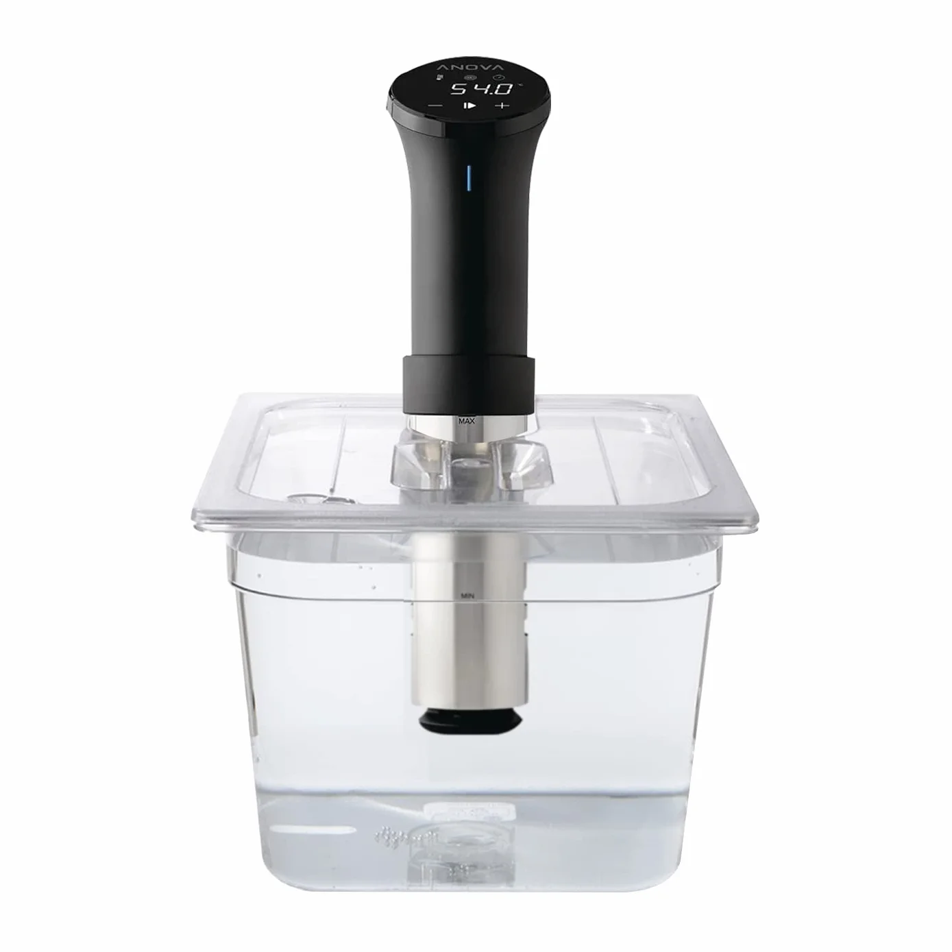 Sous Vide Tools Contenitore Policarbonato Trasparente 11.6 Litri Coperchio Tagliato Misura per Anova Nano Sous Vide Cooker Senza Bpa Antiaderente