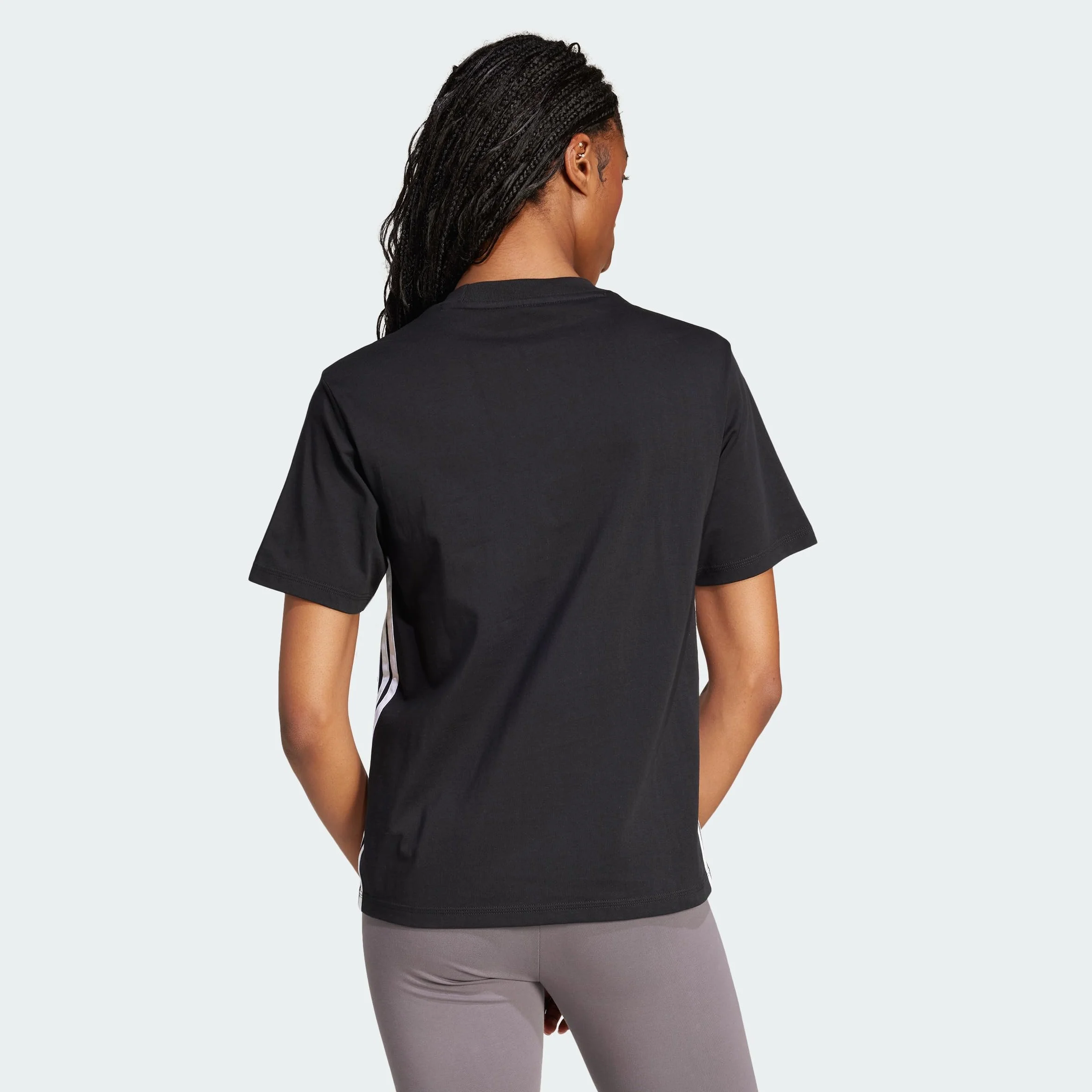 adidas Women Essentials Maglietta Cotone 3 Strisce