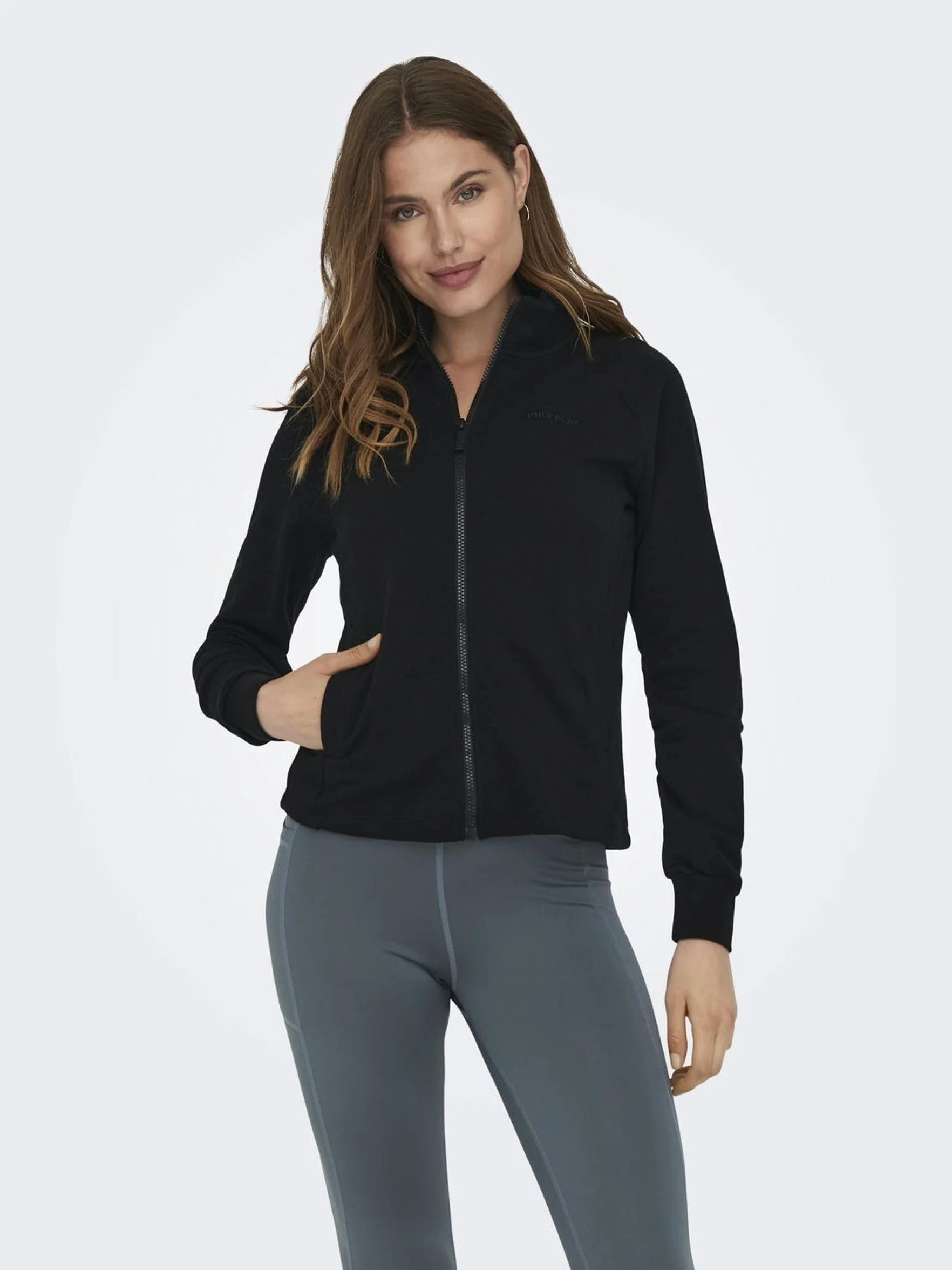 ONPMELINA LS HN Zip Swt Nero L