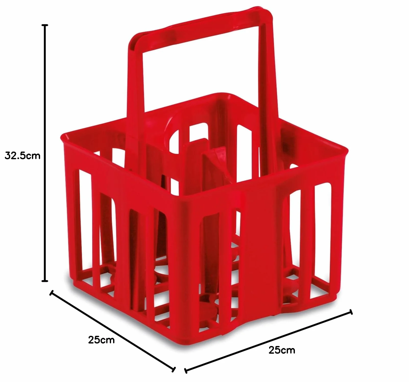 PORTABOTTIGLIONI PLASTICA 4 POSTI