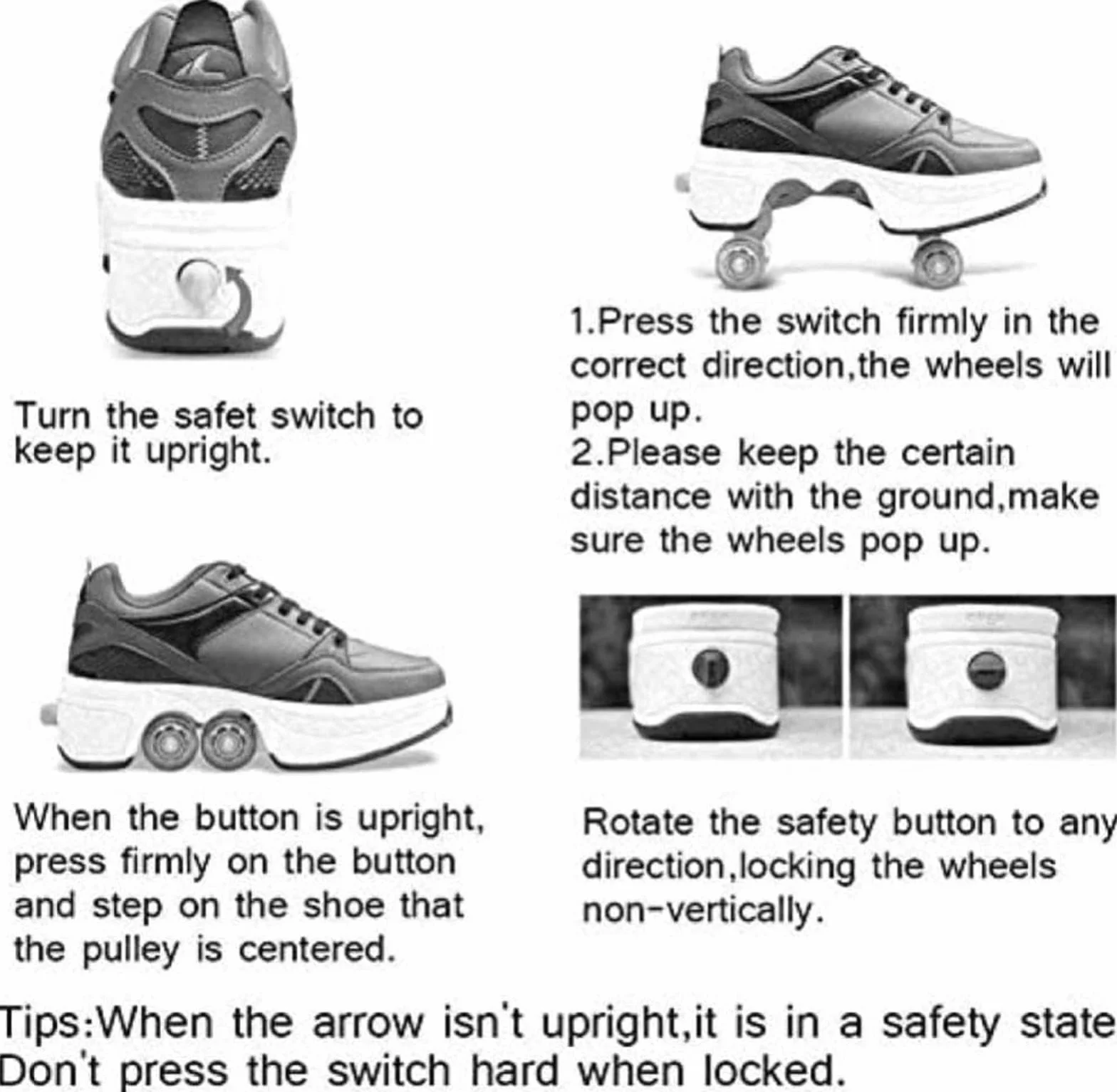 Pattinaggio Roulette Ragazza Sneakers Roller Scarpe da Skateboard con Ruote Sport Ginnastica Moda Multiuso