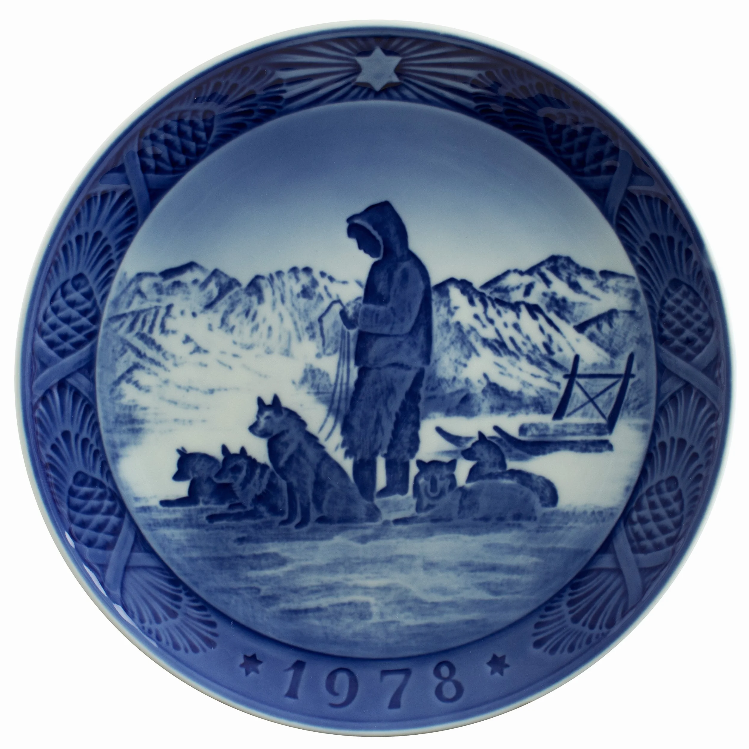 ROYAL COPENHAGEN PIATTO DI NATALE 1978 ORIGINALE PORCELLANA PRIMA SCELTA