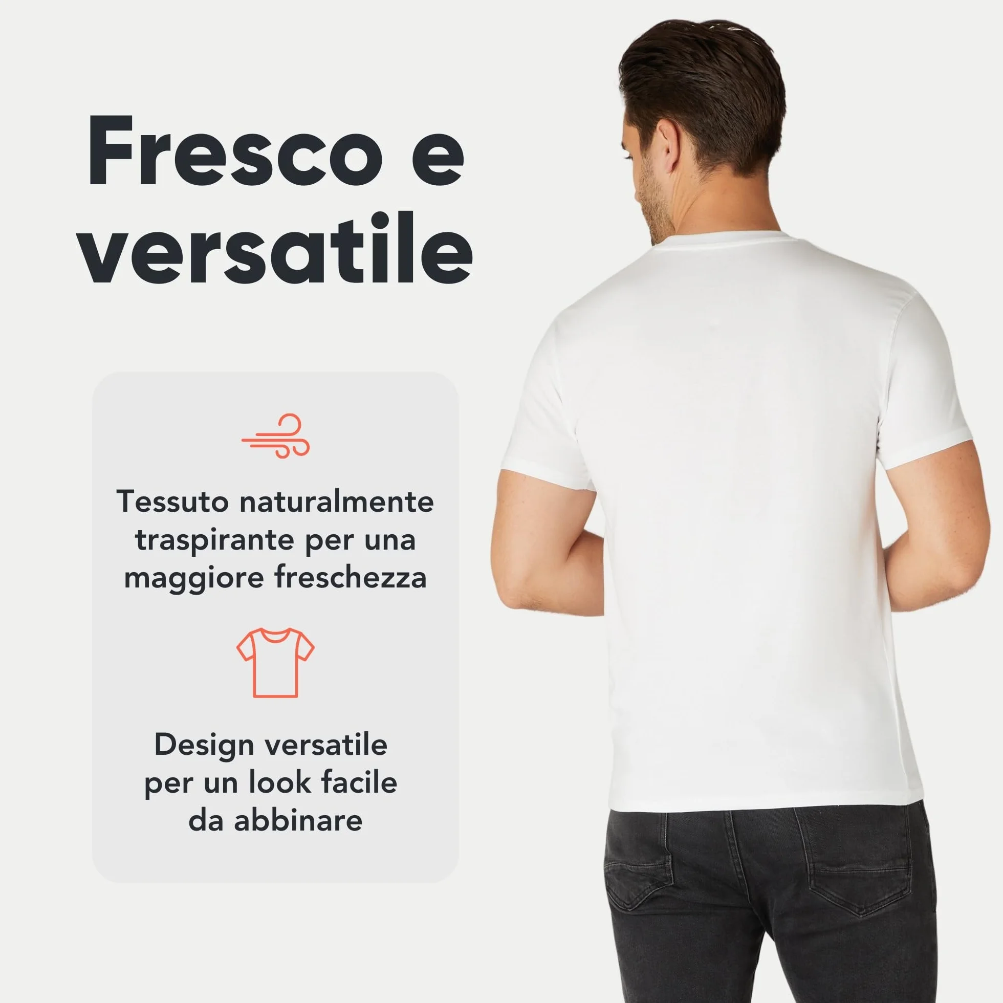FM London Maglietta da Uomo Premium Cotone 100% Leggermente Aderente Morbida Confezione da 3/5