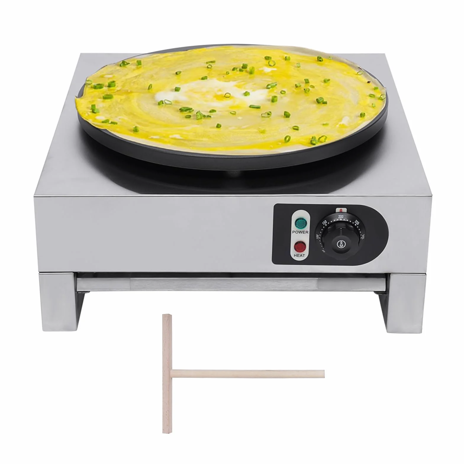 Crepes Maker elettrico 40 cm 3 KW 220 V piastra riscaldante