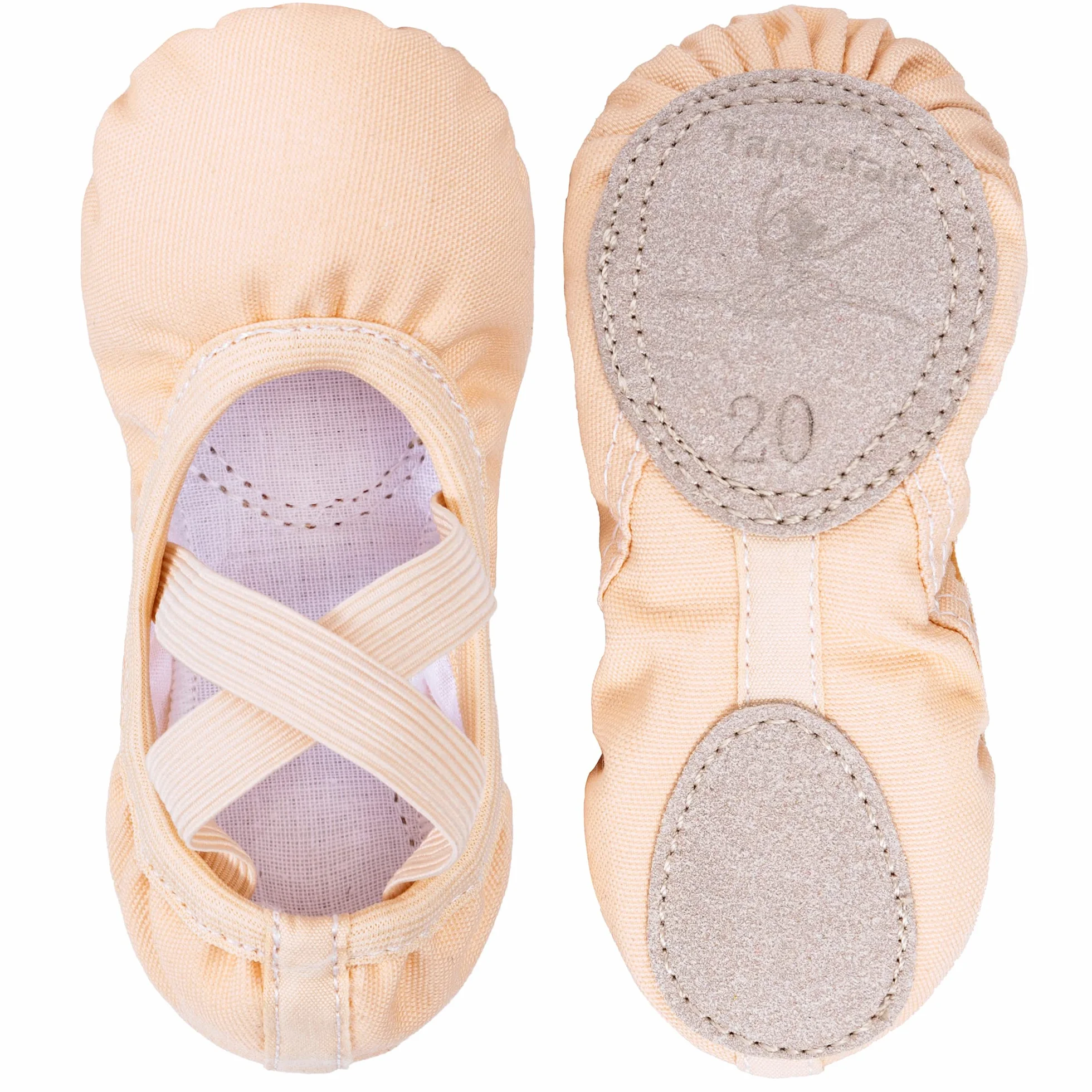 Scarpette da Danza Classica Tela Mezze Punte Scarpe Danza Bambina Ragazze Donne Adulto
