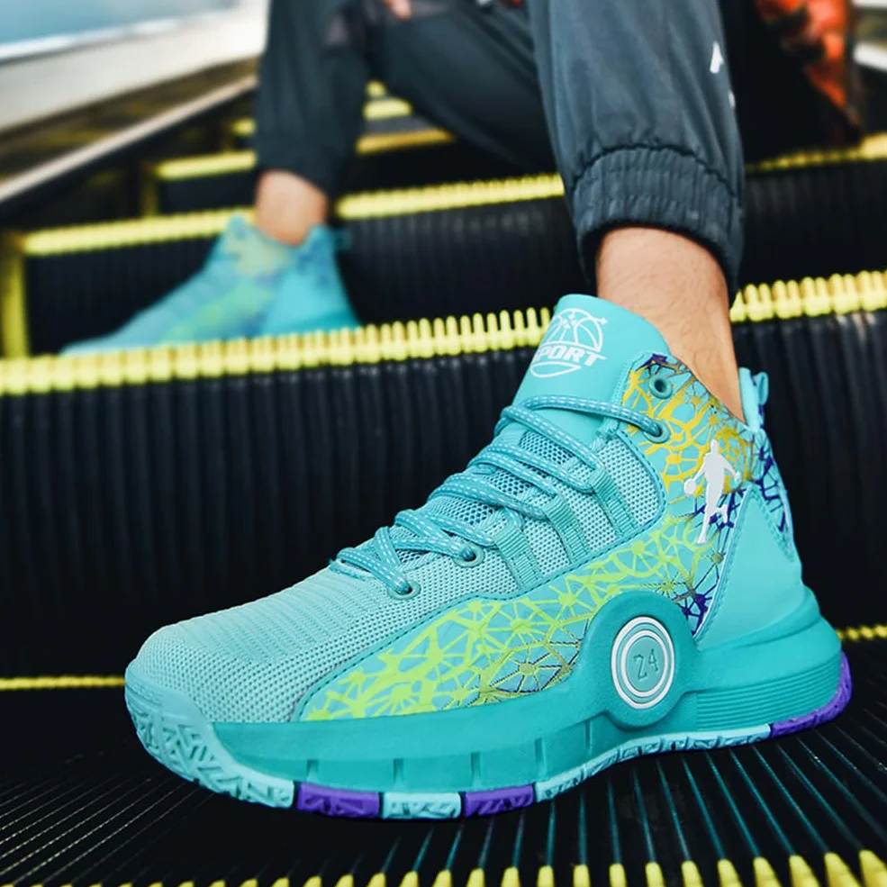 Scarpe da Basket per Bambini Leggero Antiscivolo Traspirante Comfort