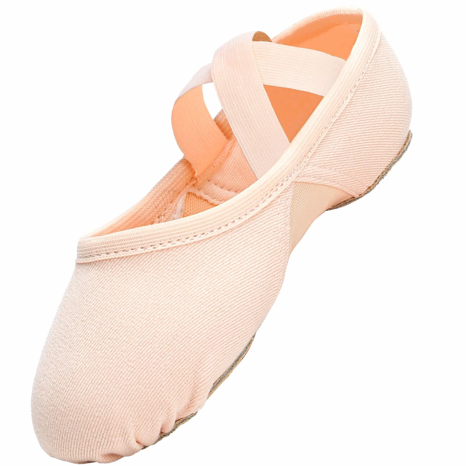 Scarpe da Balletto Bambina, Ragazza e Donna, Scarpette Danza Classica Professionali in Rete Elasticizzata Traspirante, Suola Divisa Antiscivolo per Ginnastica Ritmica, Lezioni e Spettacoli