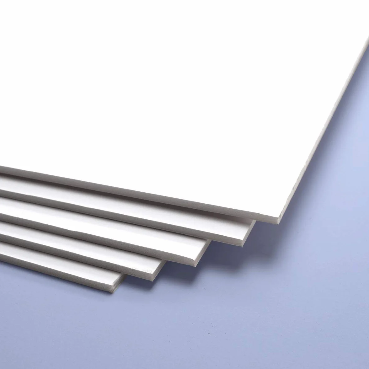 Materia Prima Pannello Espanso Cartone Schiuma Bianco 100x70 cm 3 mm