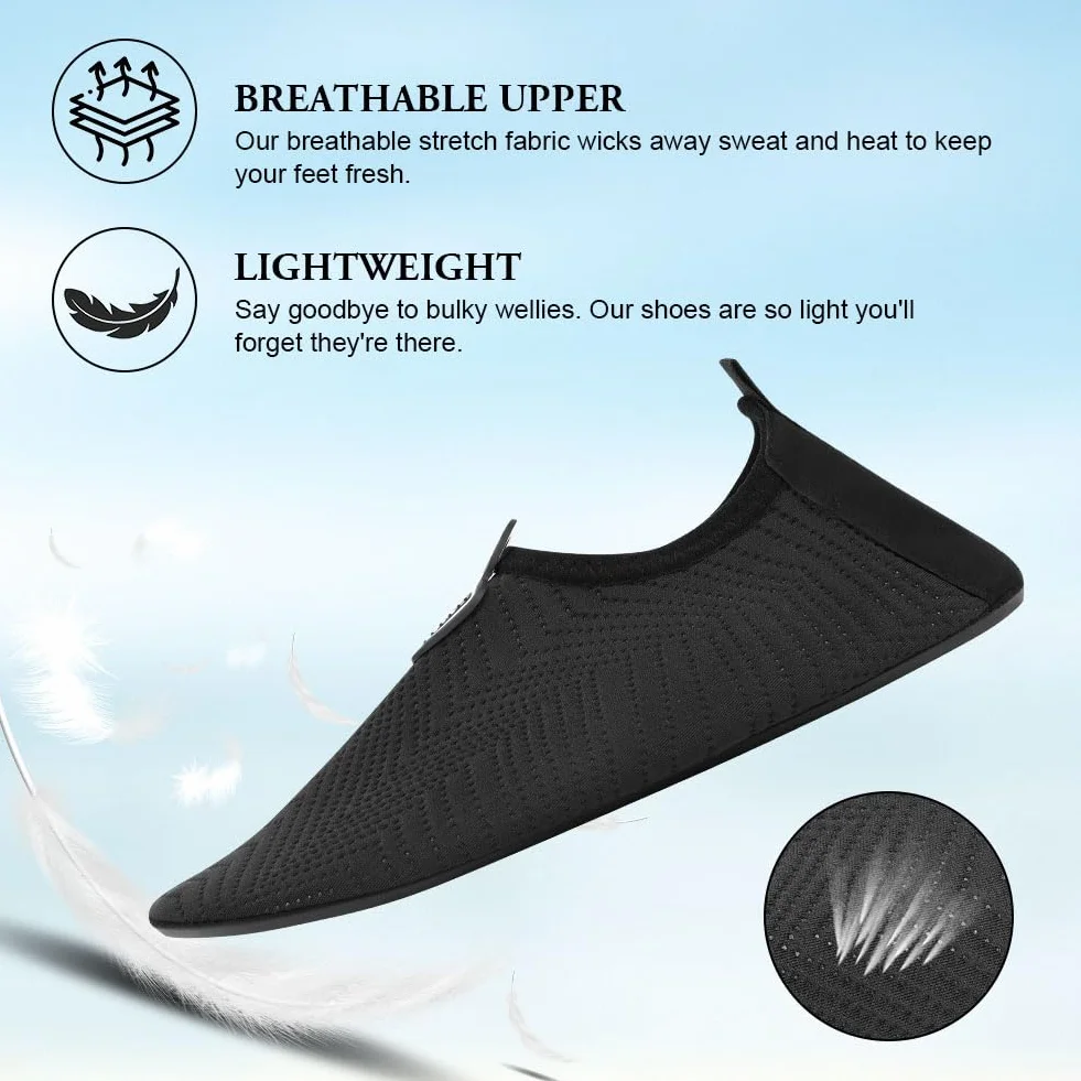 Scarpe da Scoglio Uomo Donna Antiscivolo Spiaggia per Immersione Snorkel Yoga Parco Acquatico