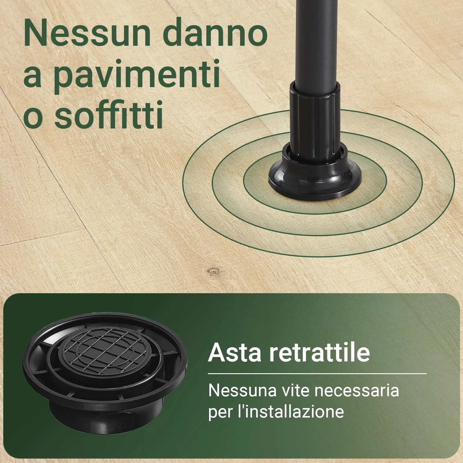 SoBuy Appendiabiti Telescopico, Stand Appendiabiti Robusto, Guardaroba Aperto Regolabile con Barre Appendiabiti per Camera da Letto, Cabina Armadio, Nero FRG109-II-SCH