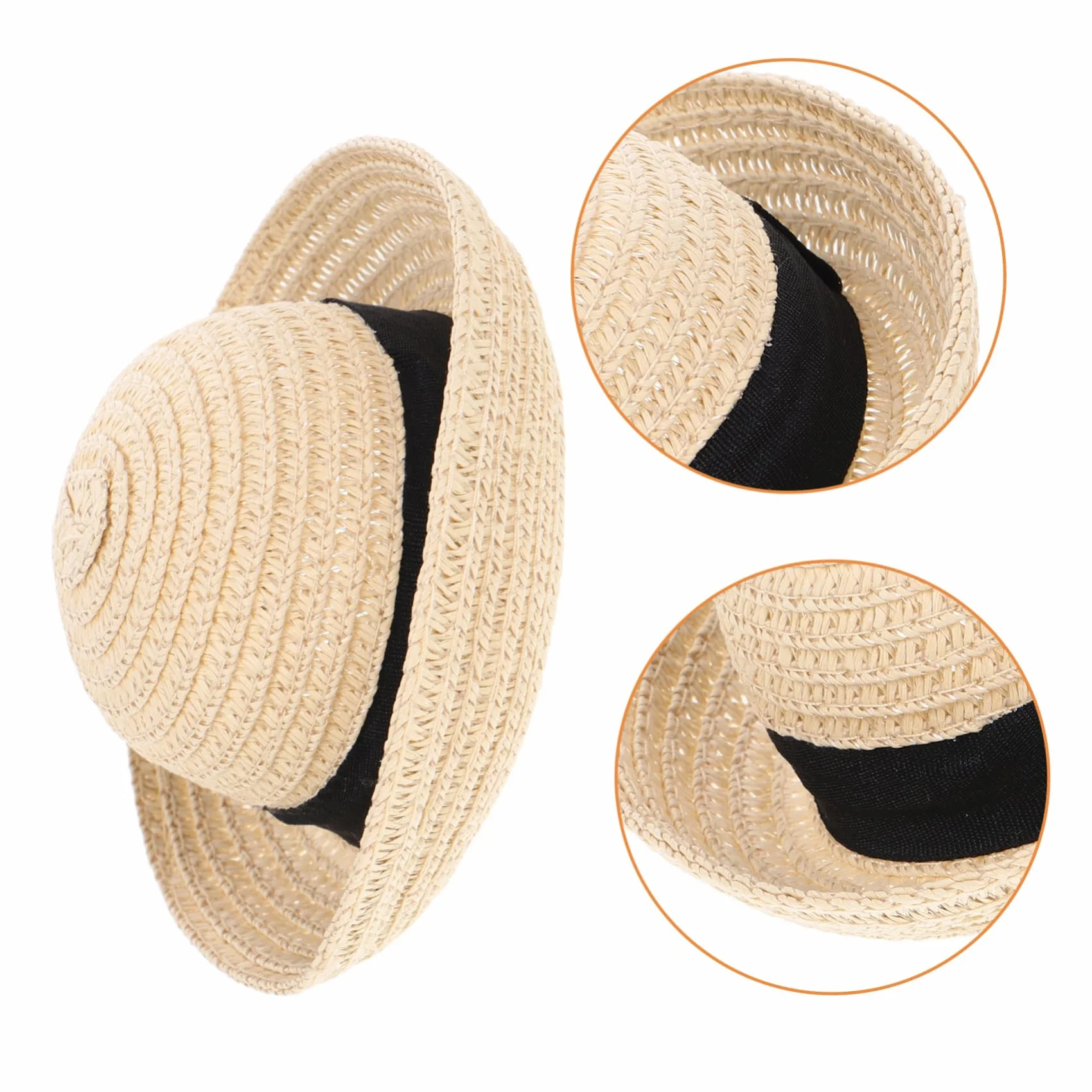 HEMOTON 1Pezzi Cappello per Mini Accessori Chic per Costumi Decorazione per Giardino delle Fate e Casa delle Fatti Mano