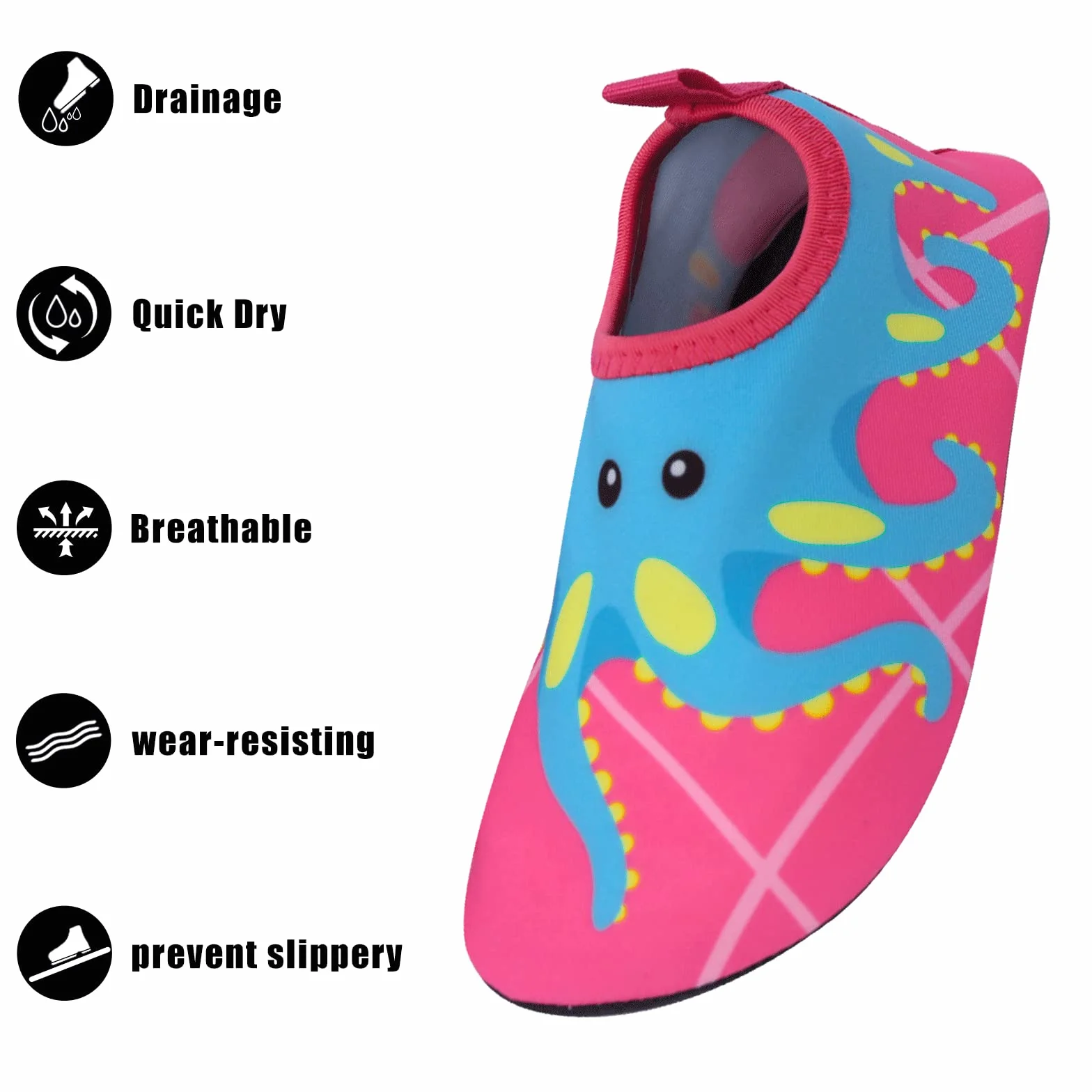 Scarpe da Scoglio Bambini Ragazze Ragazzi Antiscivolo a Piedi Nudi Rapida Asciugatura