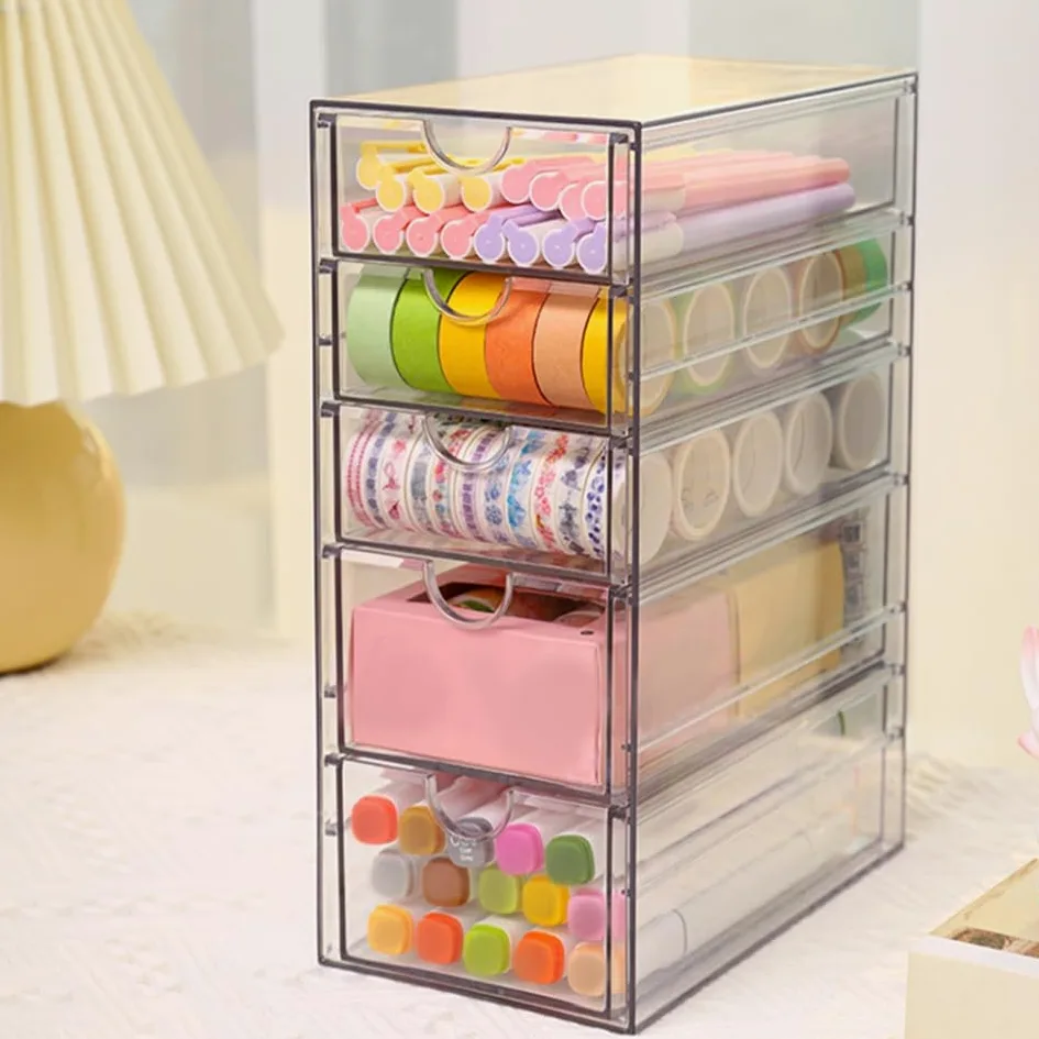 Sto Box Desk - Scatola portaoggetti in plastica per cancelleria, forniture per ufficio e oggetti artigianali, soluzione elegante e funzionale per riporre oggetti da scrivania