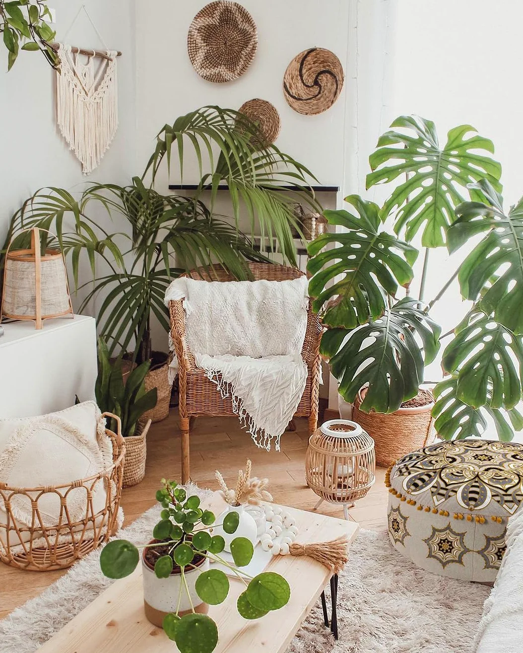 Sgabello marocchino imbottito, copertura ottomana, 60 x 20 cm, boho deco, per animali domestici, con decorazione artigianale, per meditazione, yoga e chic