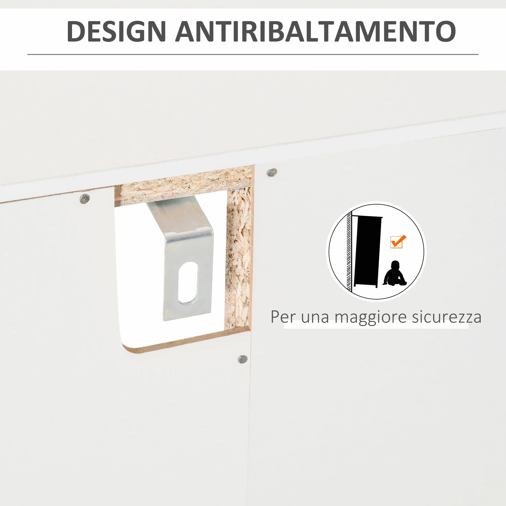 HOMCOM Mobile Portabottiglie per 20 Bottiglie, Porta Vini con Anta in Vetro, Cantinetta Portabottiglie con Porta Calici e Armadietto, 80x36x85 cm, Bianco
