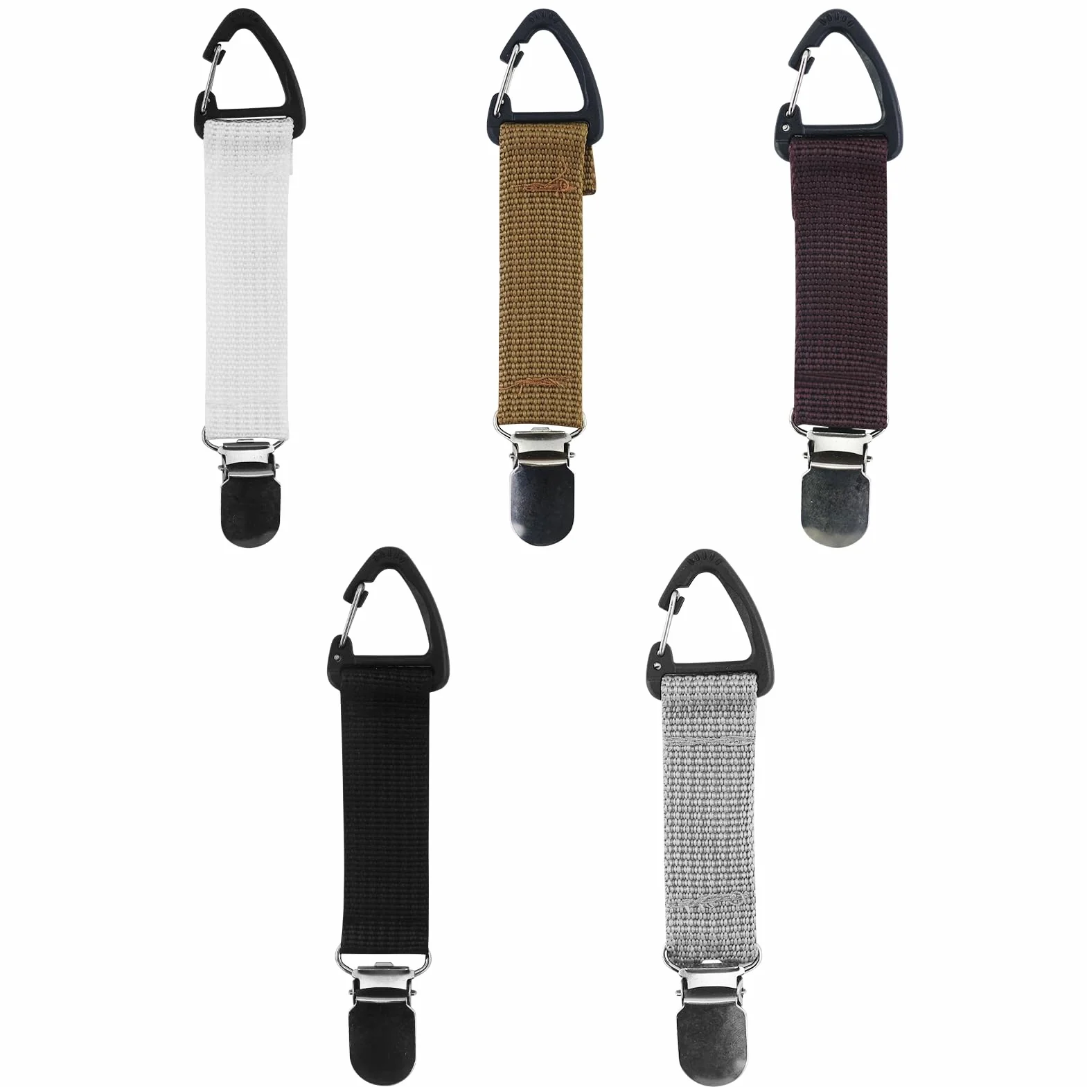 5 clip per cappelli da viaggio, clip elastica per cappelli a mani libere, clip per cappelli da viaggio, clip per cappelli da donna, per uomo e donna, per attività all'aperto, borsa da