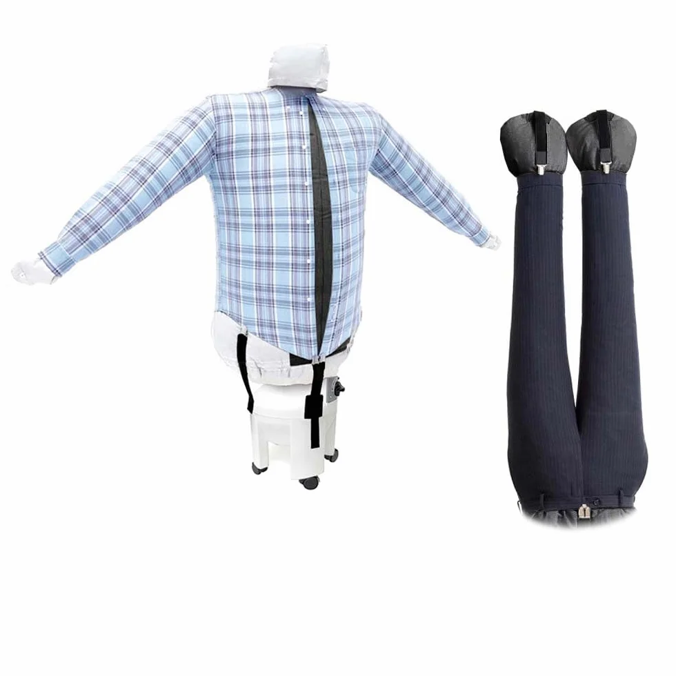 EOLO Stirasciugatore SA04 RE INOX Asciuga Automatico Camicie Camicette Pantaloni Asciugatrice Stira Aria Calda Ferro da Stiro Stiratore 2 Programmi 4 Ruote Made in Italy Garanzia 5 Anni Efficienza A++