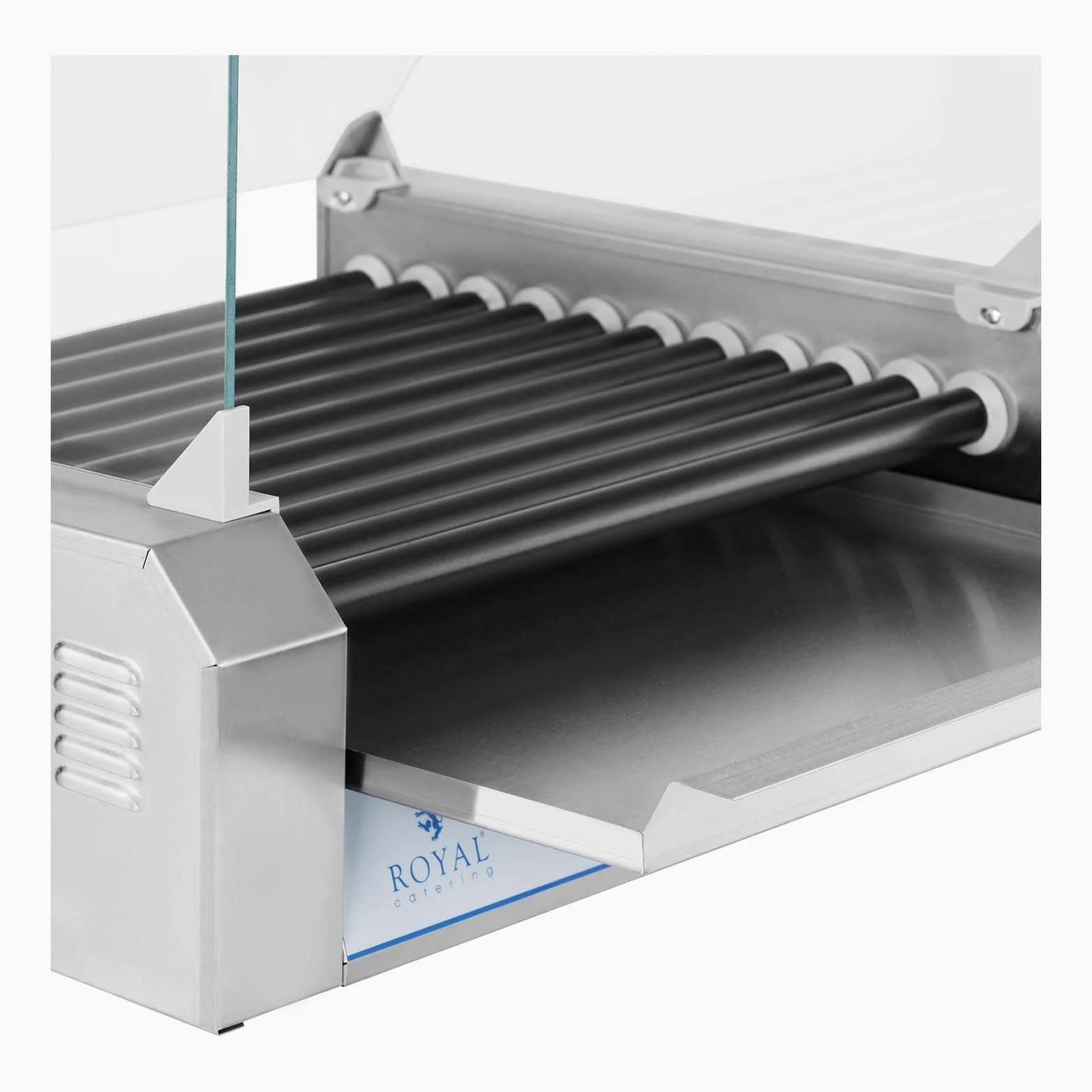 Royal Catering - RCHG-11T - Griglia a 11 rulli per wurstel - 2.200 watt
