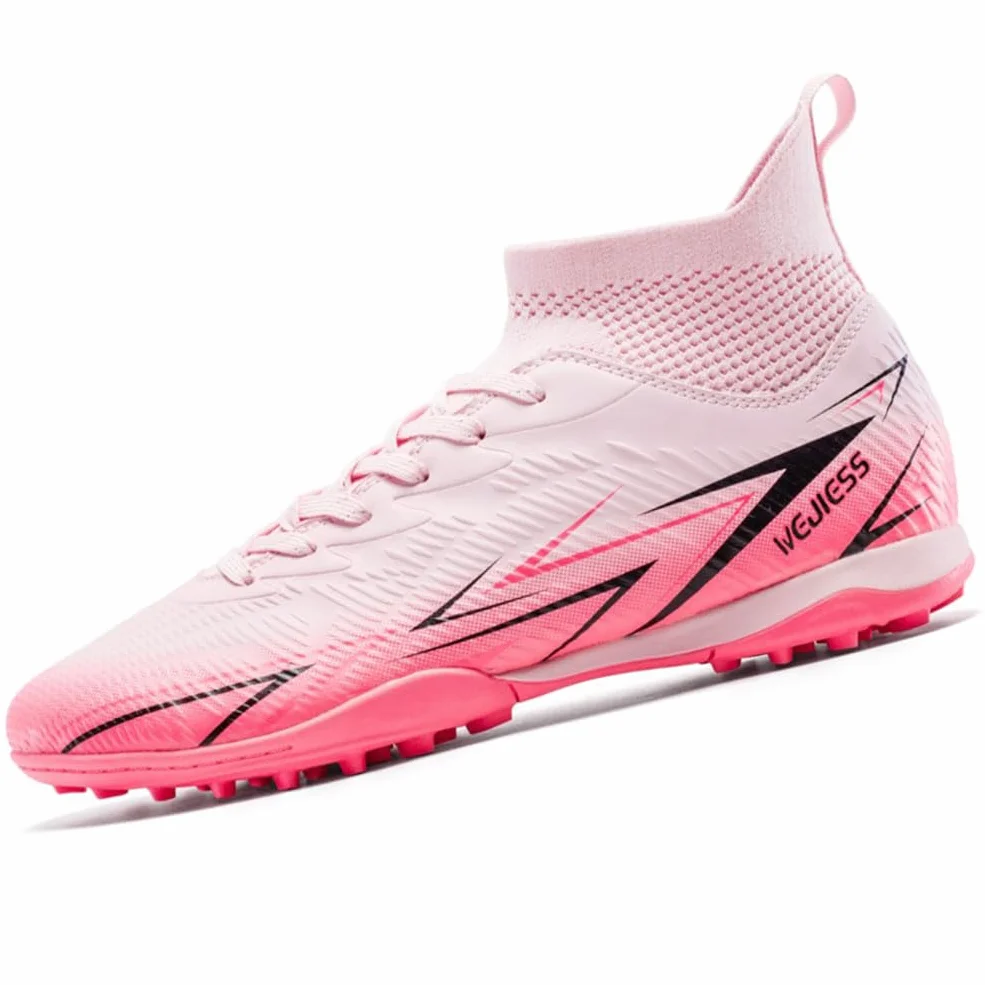 Scarpe da Calcio TF Uomo Alte con Tacchetti per Bambino Ragazzi Allenamento Indoor