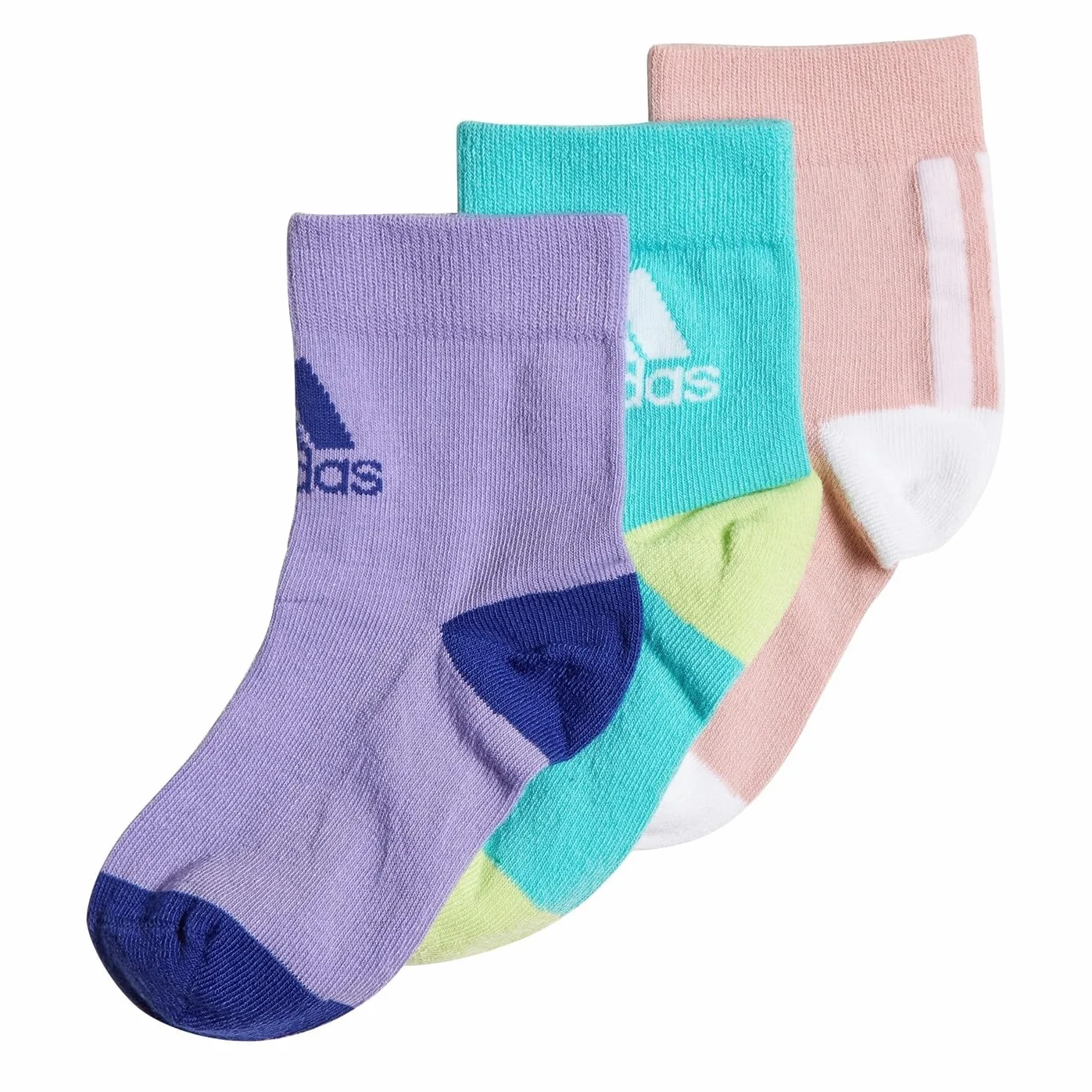 adidas Calzini Per Bambini, 3 Pezzi Calzini Unisex - Bimbi 0-24